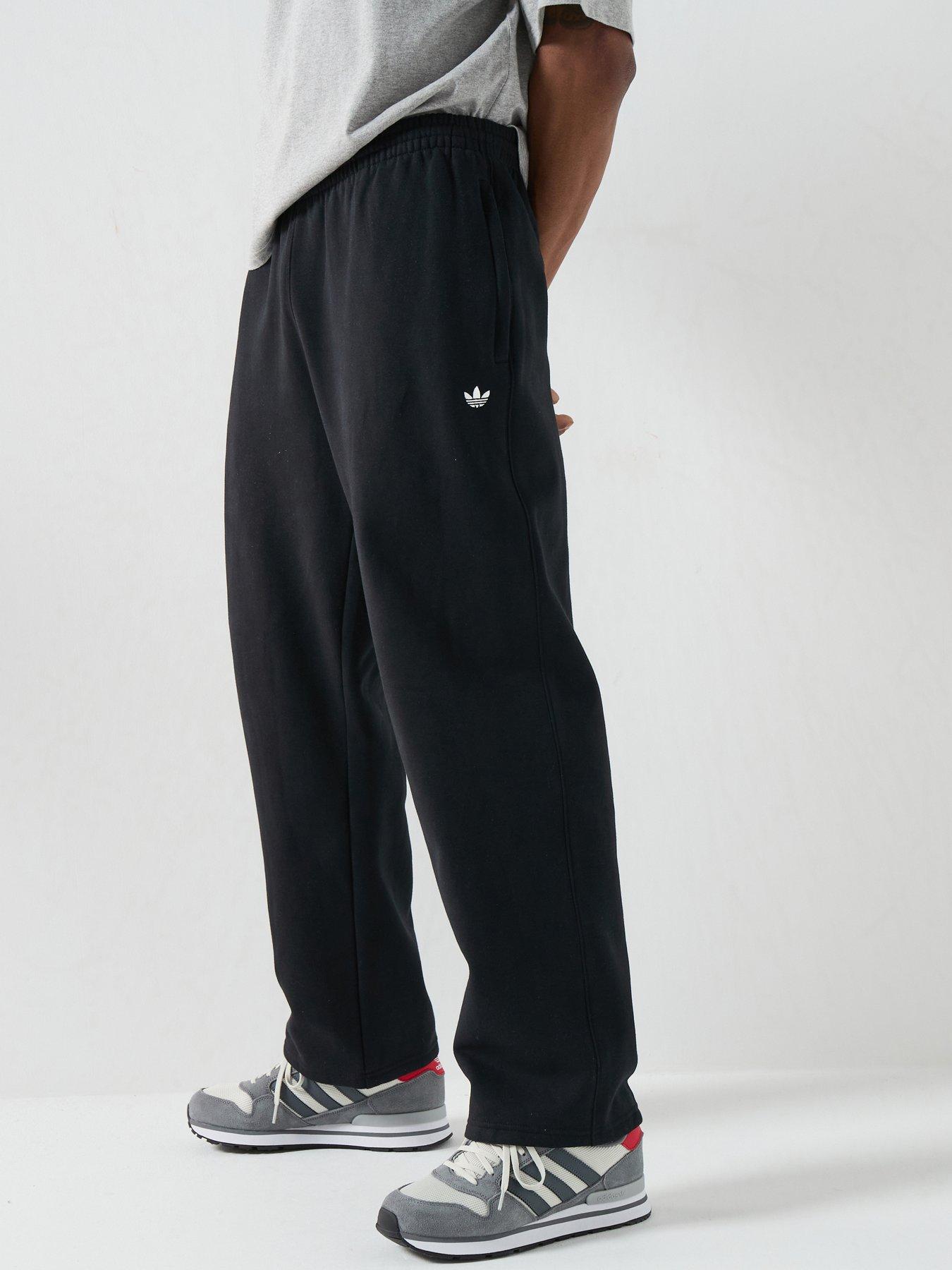 adidas Originals Mens Training Essential Open Pant - Black