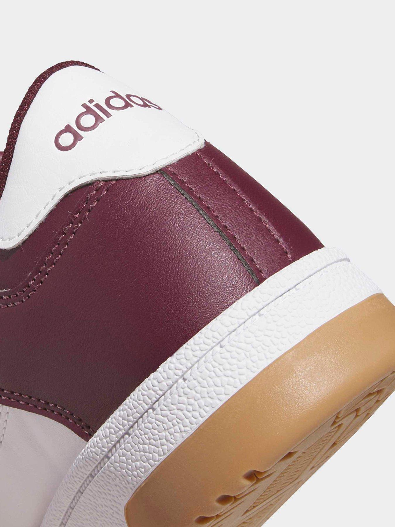Image 7 of 7 of adidas Sportswear Junior Rapid Court Low Trainers - White/Burgundy