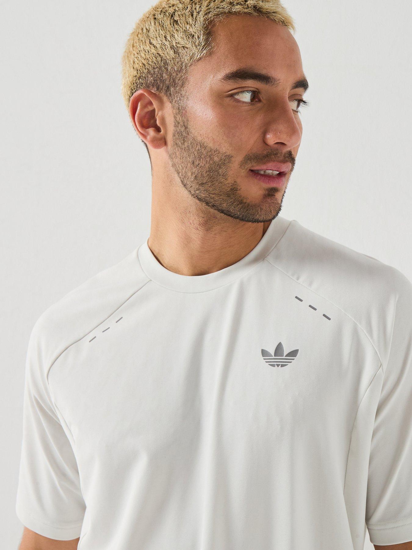 Image 4 of 6 of adidas Originals Mens Tech Essentials T-Shirt - Grey