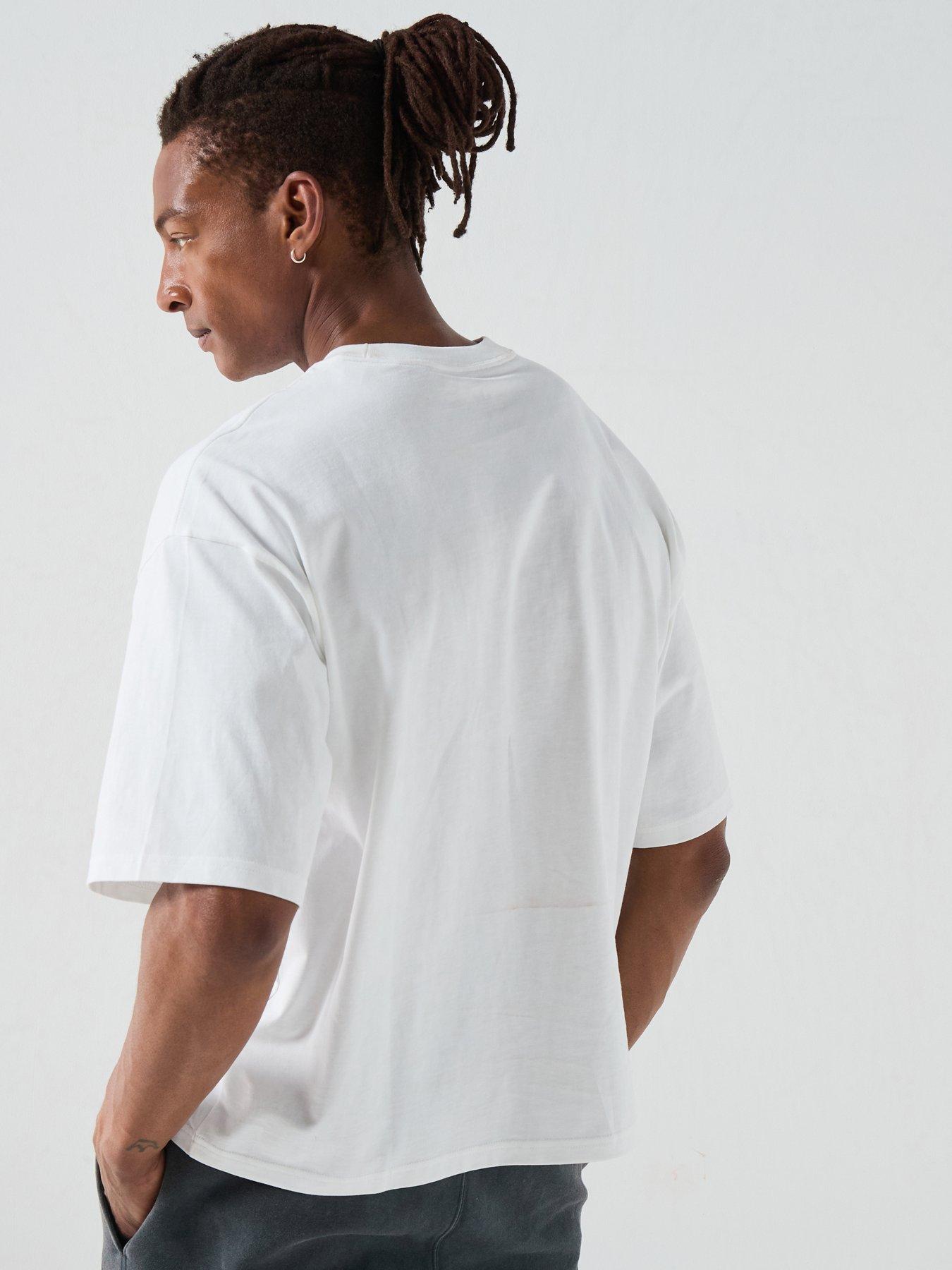 Image 2 of 6 of adidas Originals Mens Essentials Oversized Tee - White
