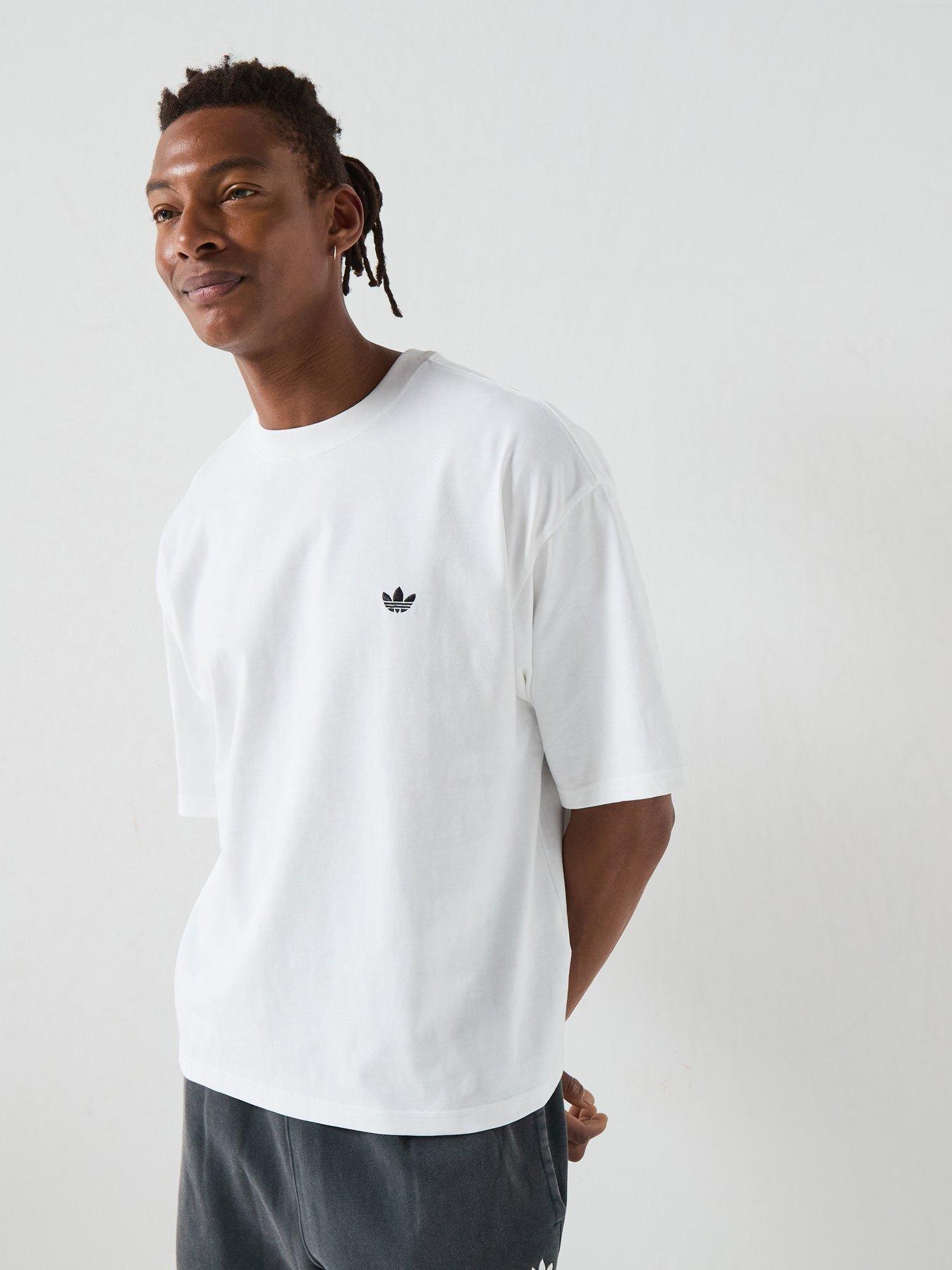 Image 6 of 6 of adidas Originals Mens Essentials Oversized Tee - White