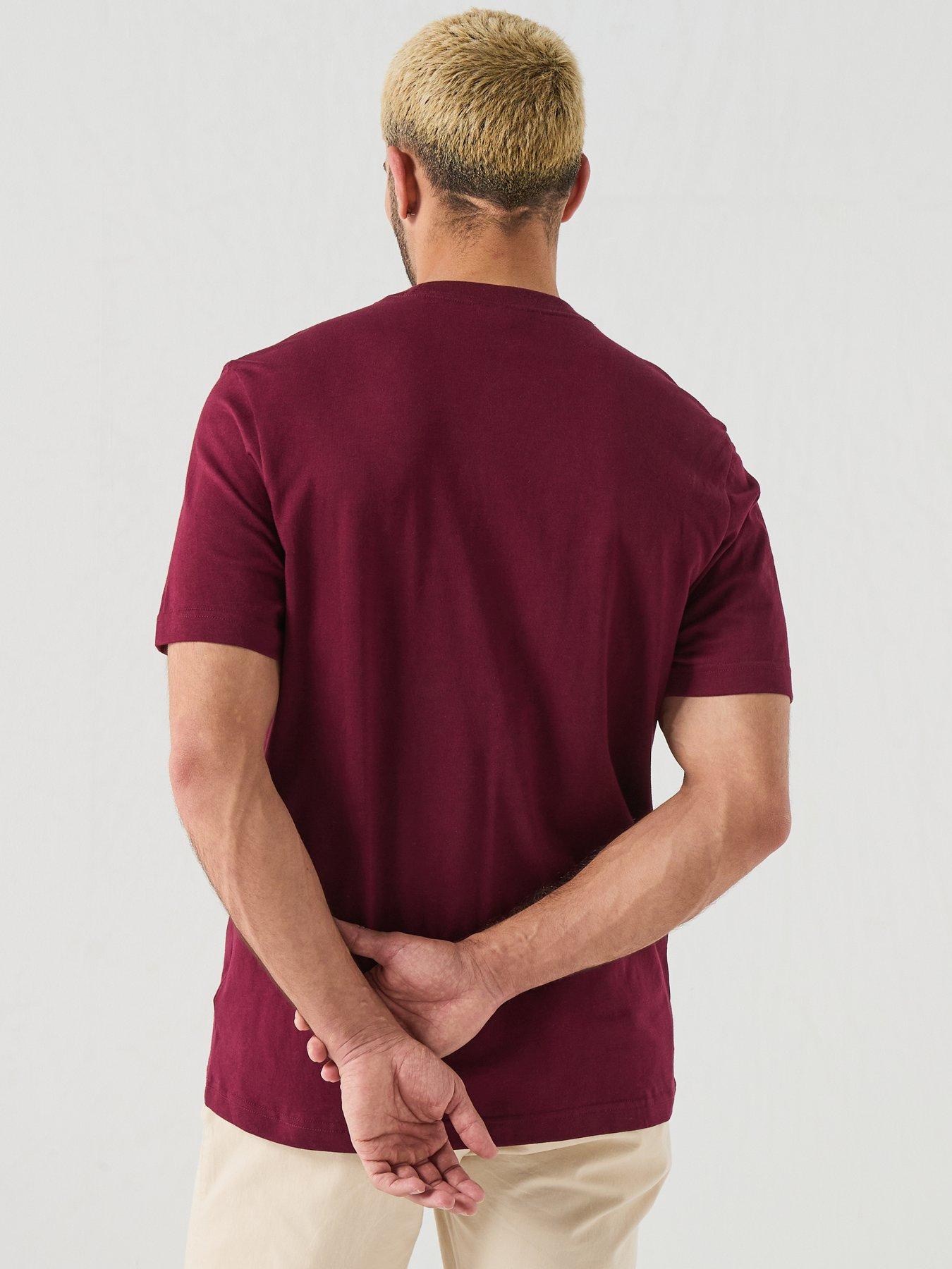 Image 2 of 6 of adidas Originals Mens Essentials Regular Tee - Burgundy