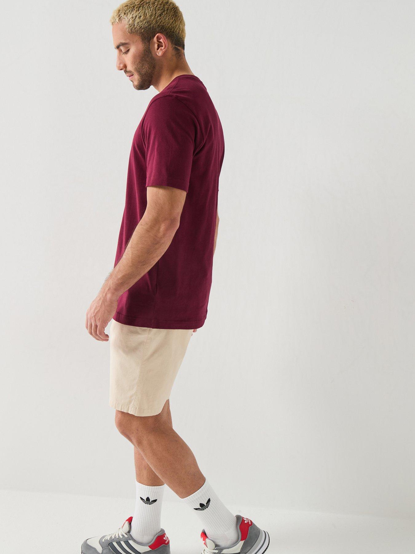Image 6 of 6 of adidas Originals Mens Essentials Regular Tee - Burgundy