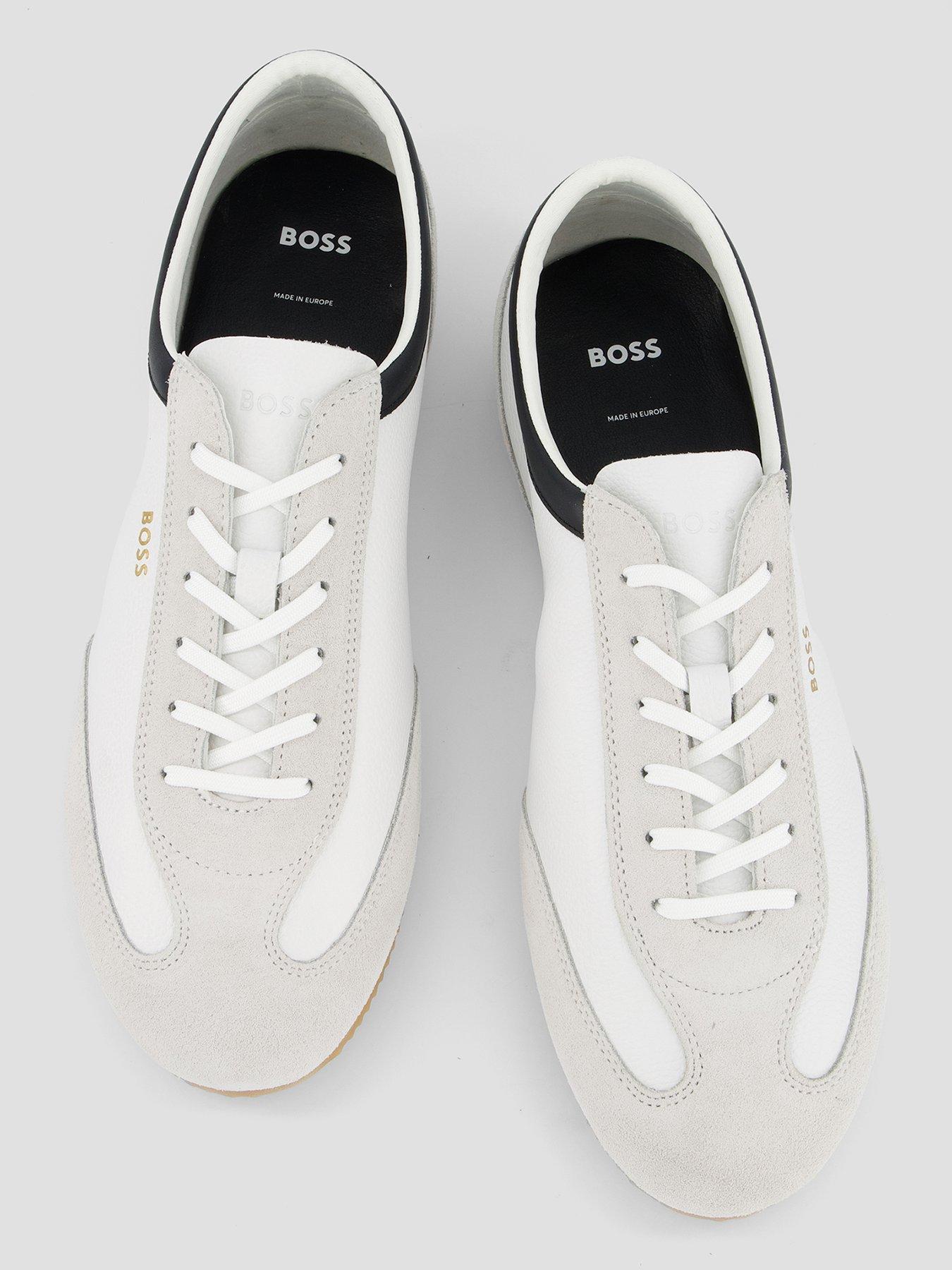Image 3 of 7 of BOSS Lineor Low Profile Trainers - Off White