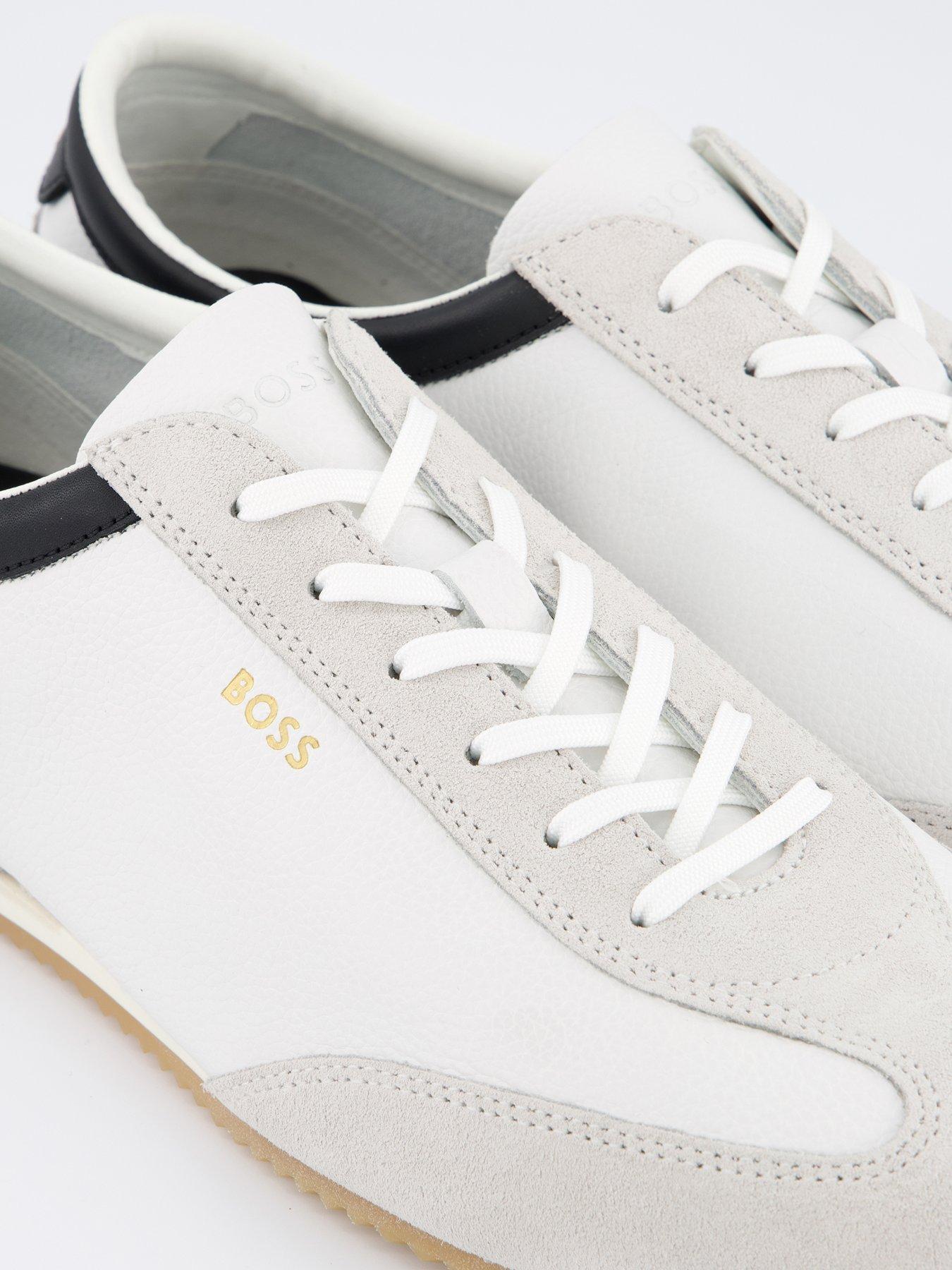 Image 5 of 7 of BOSS Lineor Low Profile Trainers - Off White