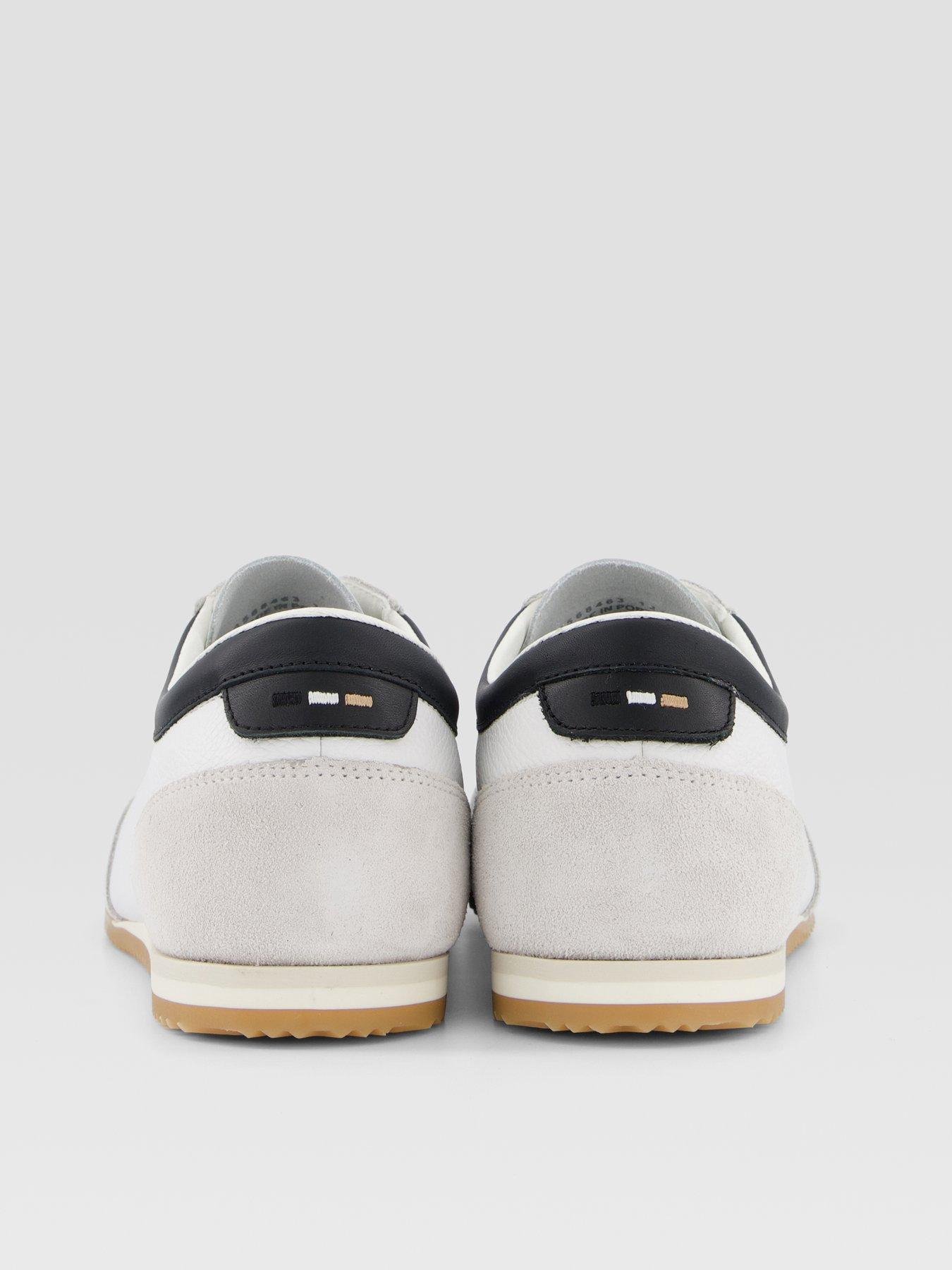 Image 6 of 7 of BOSS Lineor Low Profile Trainers - Off White