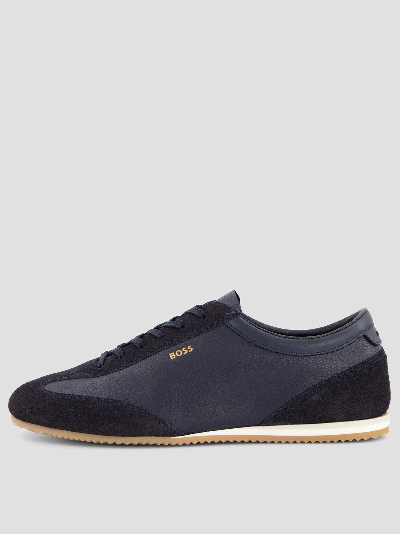 Image 1 of 7 of BOSS Lineor Low Profile Trainers - Navy