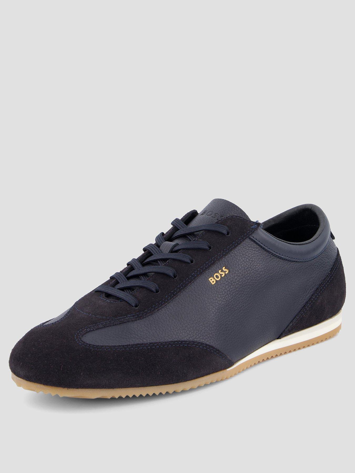 Image 2 of 7 of BOSS Lineor Low Profile Trainers - Navy