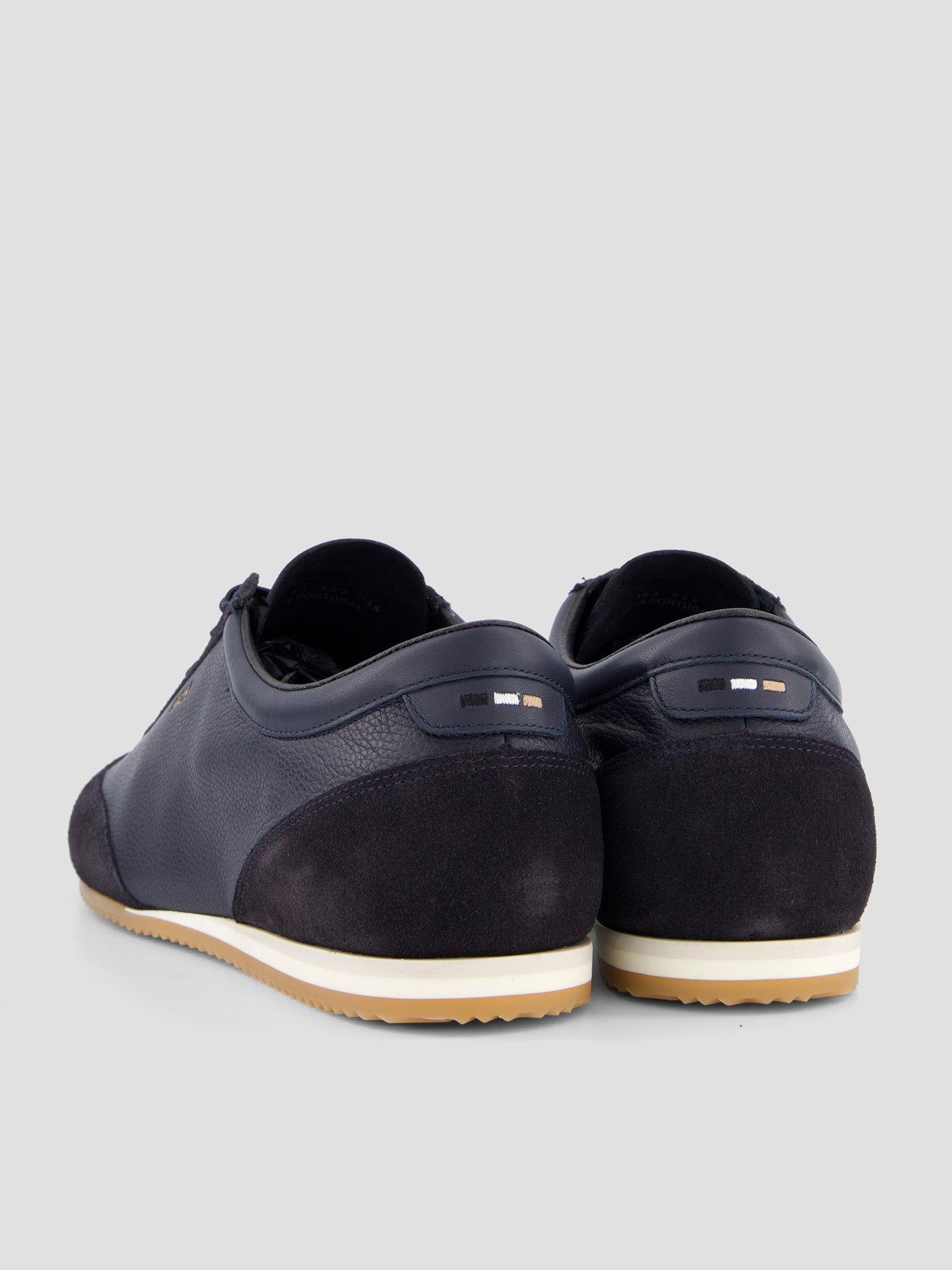 Image 6 of 7 of BOSS Lineor Low Profile Trainers - Navy
