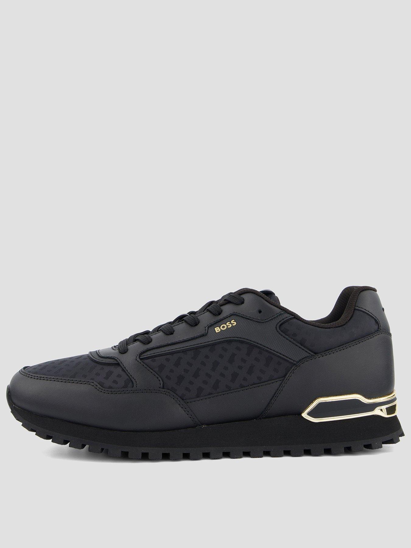 BOSS Boss Parkour-l Runn Monogram Trainers - Black