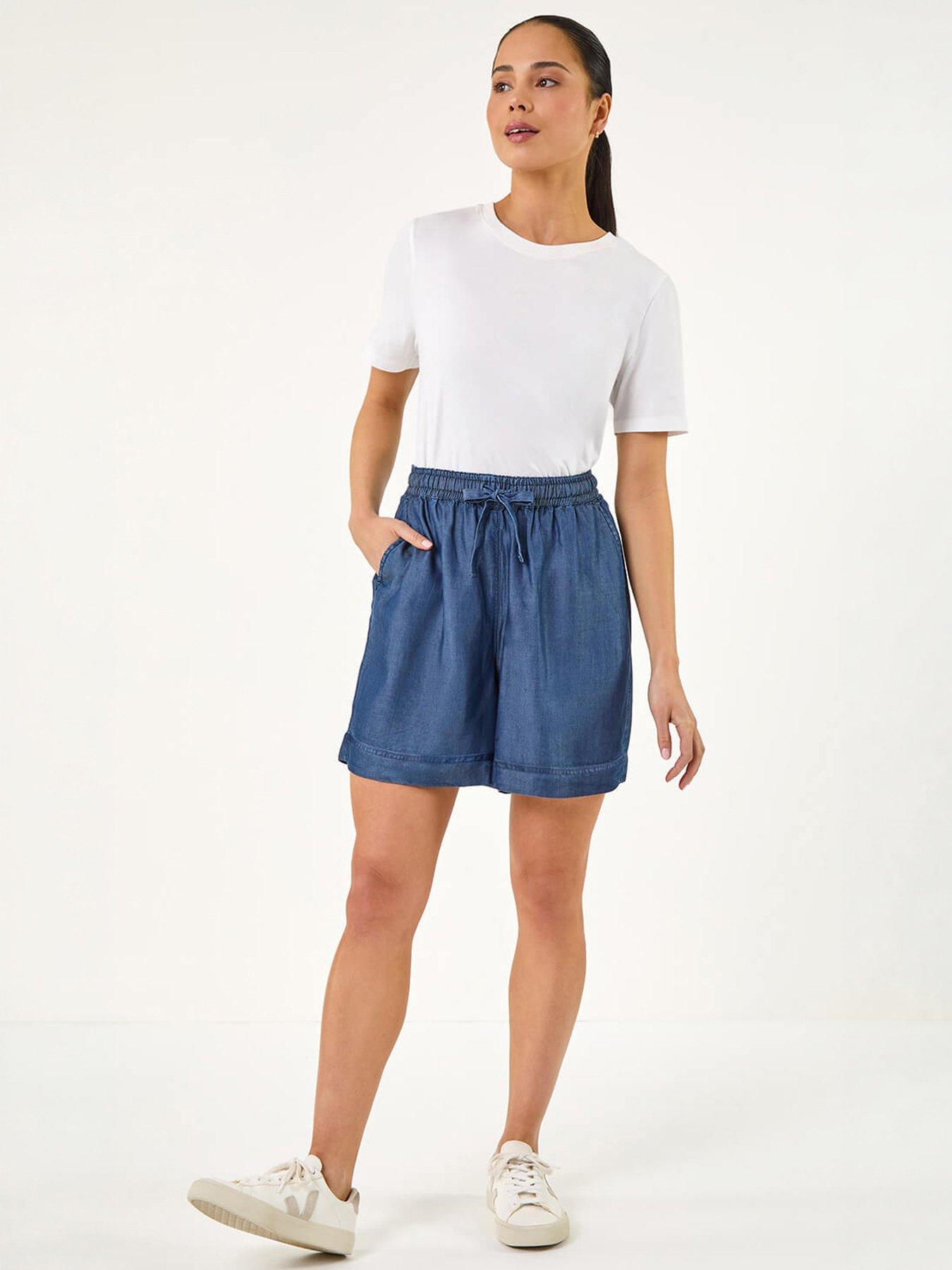 Image 3 of 5 of Roman Petite Elasticated Waist Shorts
