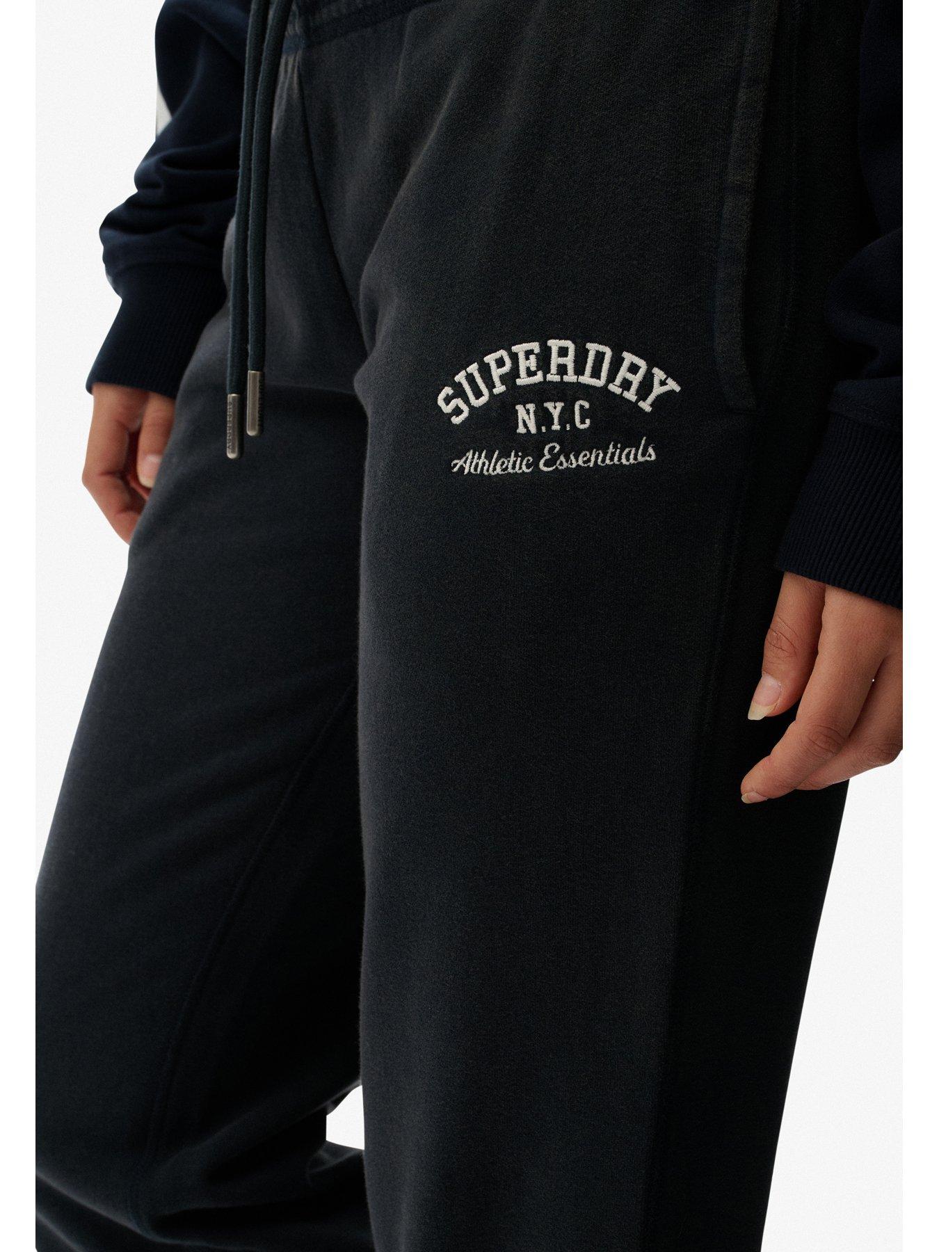 Image 6 of 7 of Superdry Athletic Emb Flare Jogger - Navy