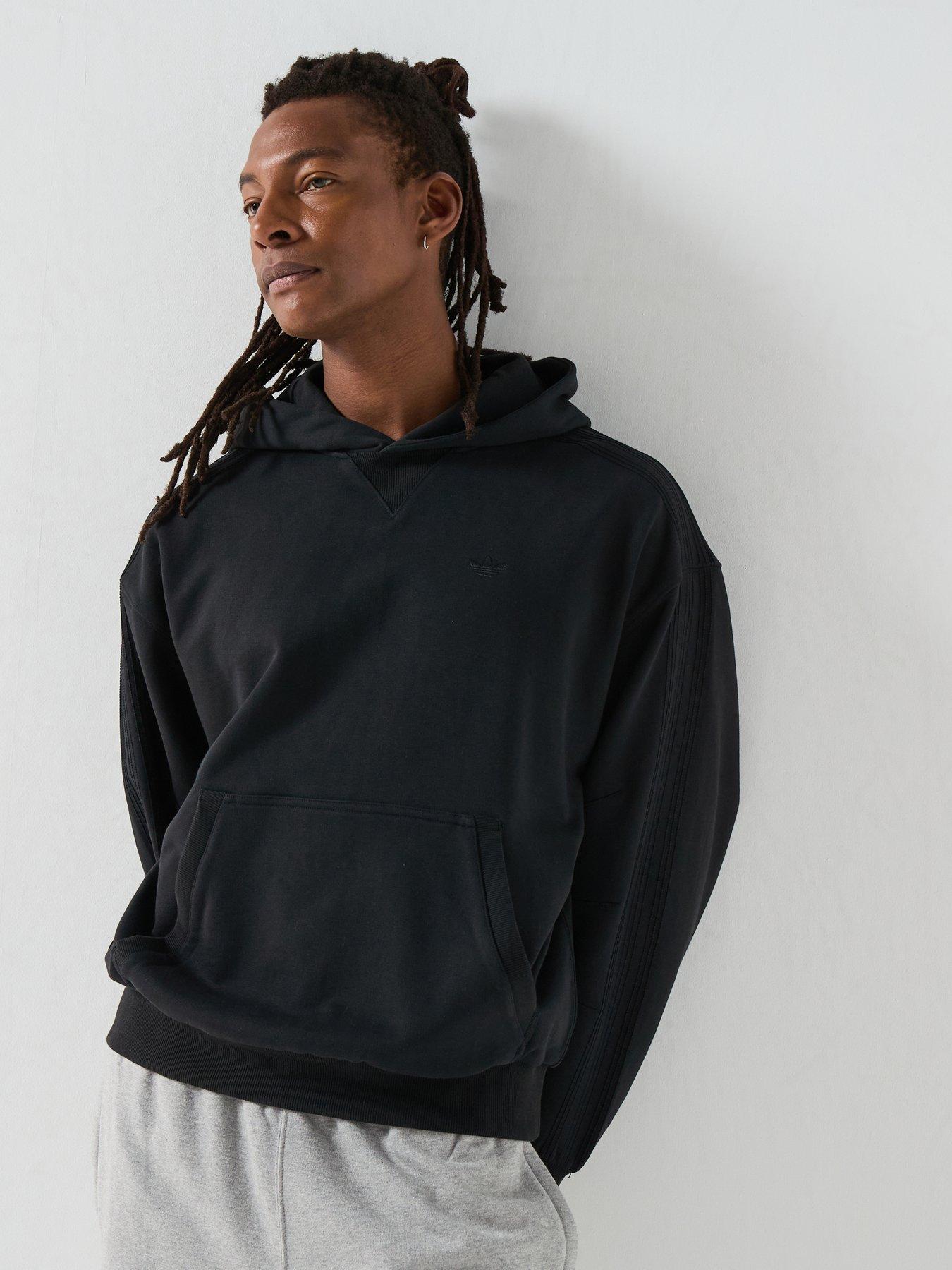 Image 1 of 6 of adidas Originals Mens Essential Long Sleeve Hoodie - Black