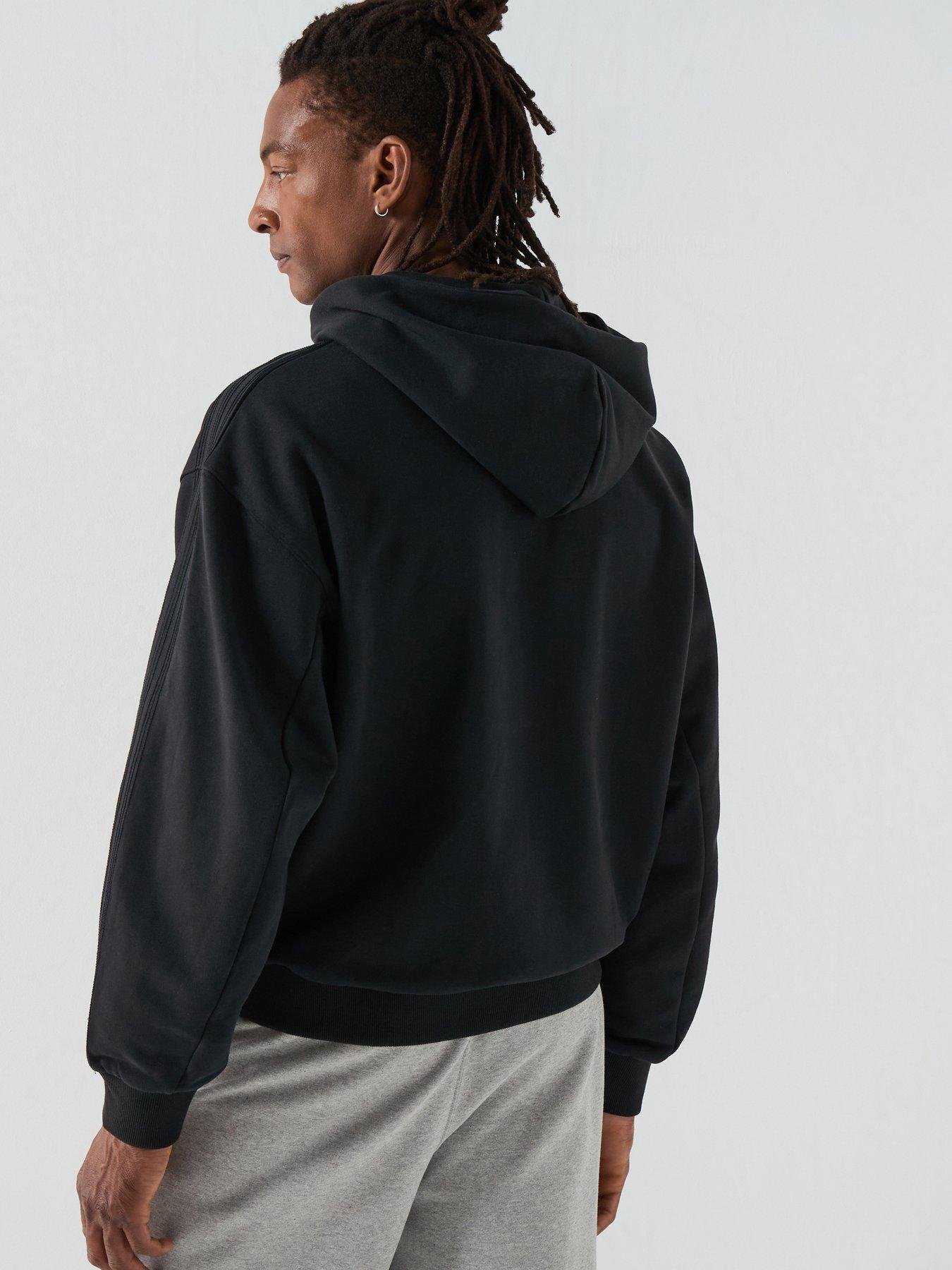 Image 2 of 6 of adidas Originals Mens Essential Long Sleeve Hoodie - Black