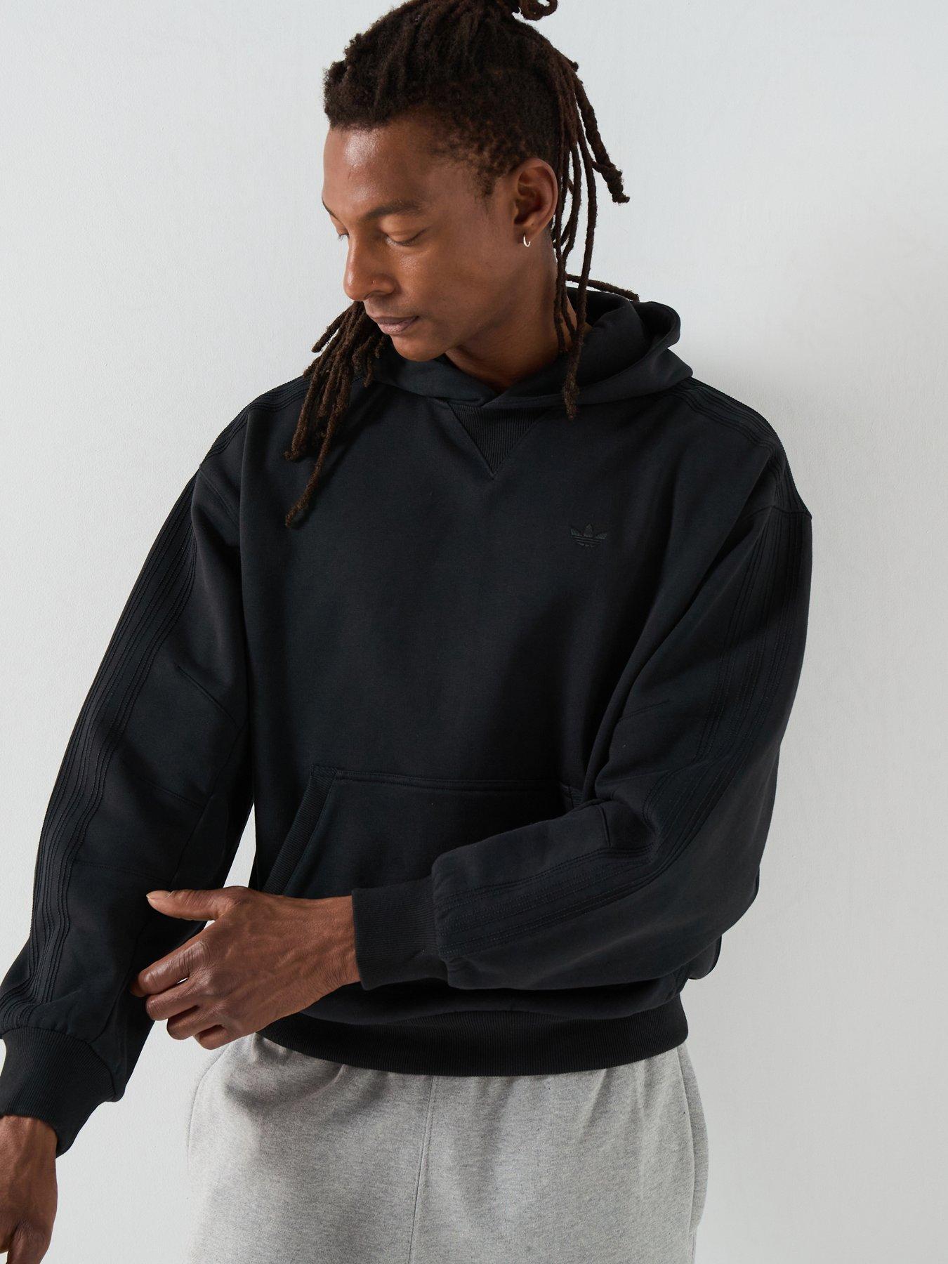 Image 5 of 6 of adidas Originals Mens Essential Long Sleeve Hoodie - Black