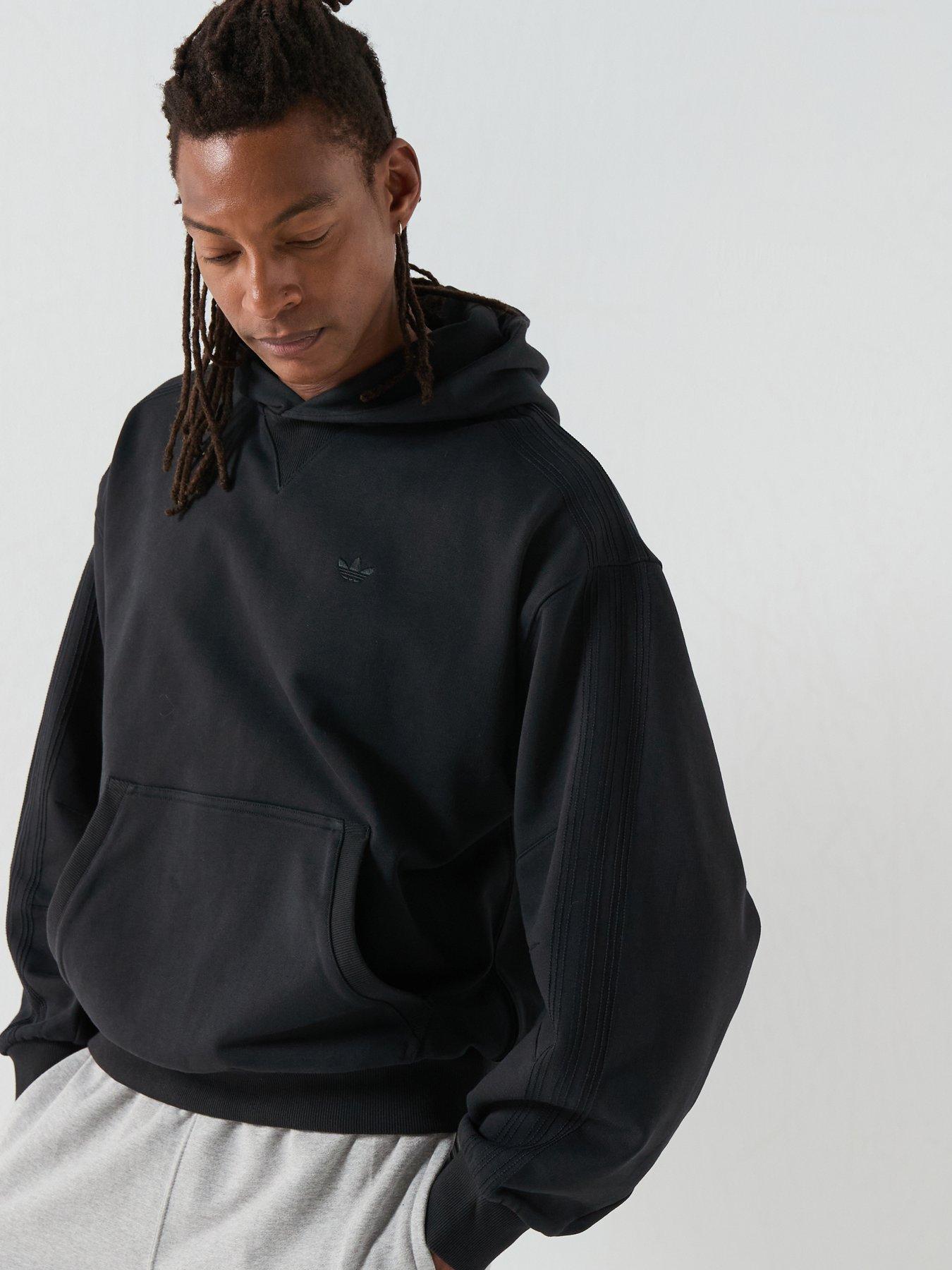 Image 6 of 6 of adidas Originals Mens Essential Long Sleeve Hoodie - Black
