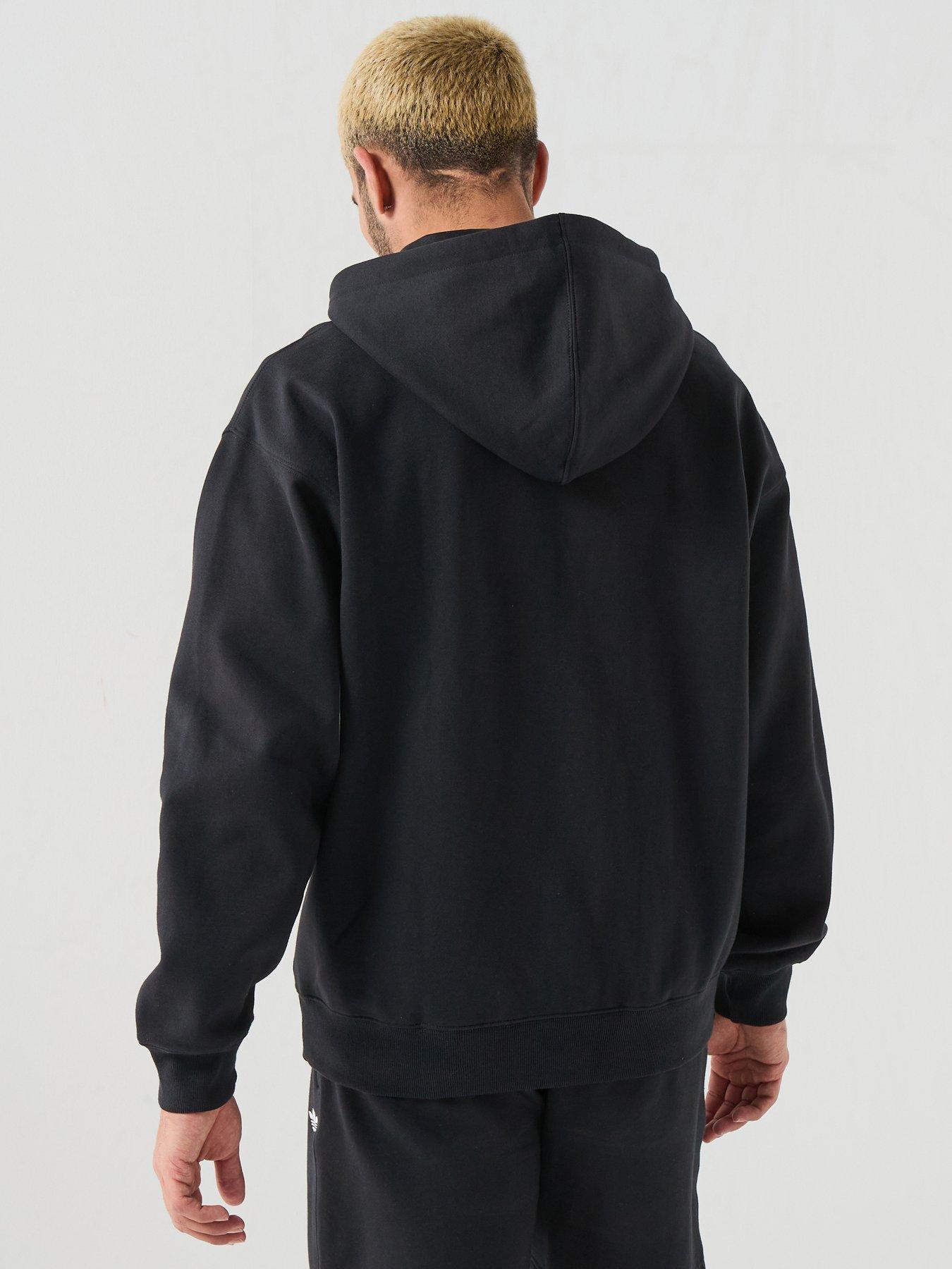 Image 2 of 6 of adidas Originals Mens Essentialong Sleeve Fleece Hoodie - Black
