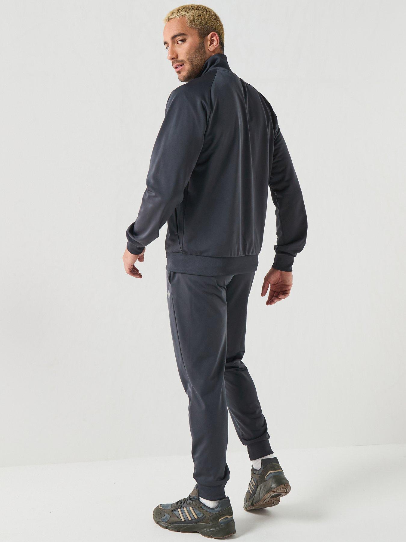 Image 2 of 6 of adidas Originals Mens Tech Essentials Tracksuit - Grey