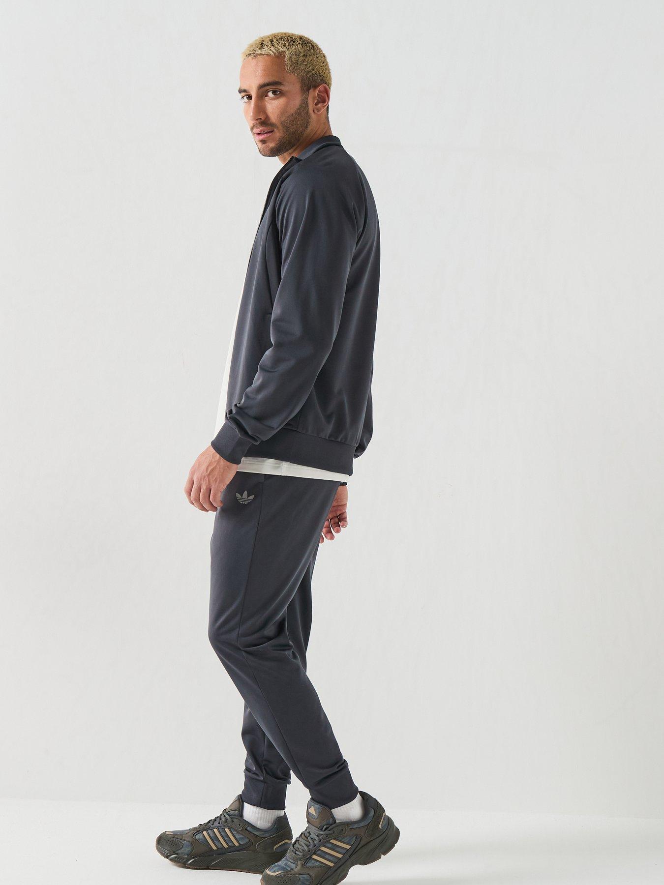 Image 6 of 6 of adidas Originals Mens Tech Essentials Tracksuit - Grey
