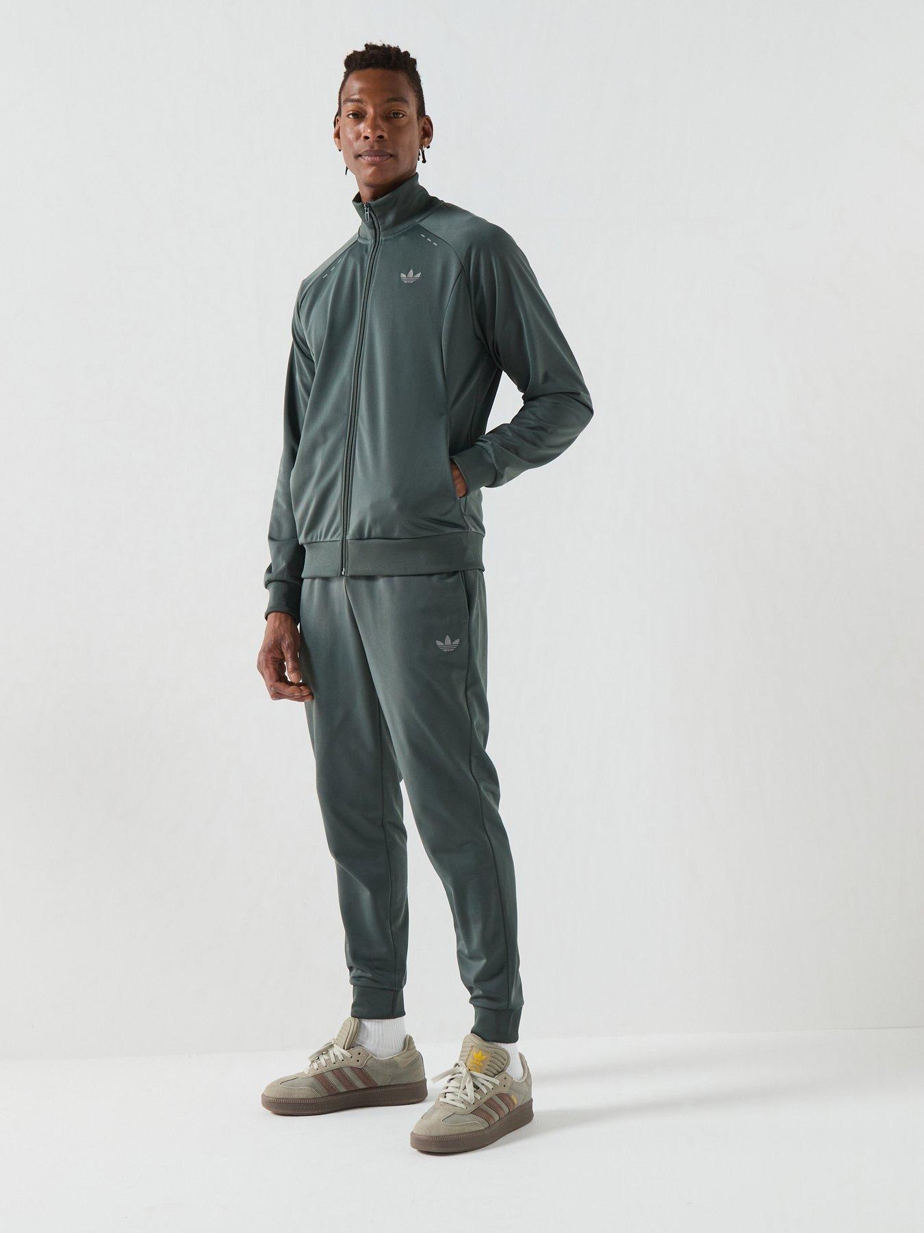 adidas Originals Mens Tech Essentials Tracksuit - Grey