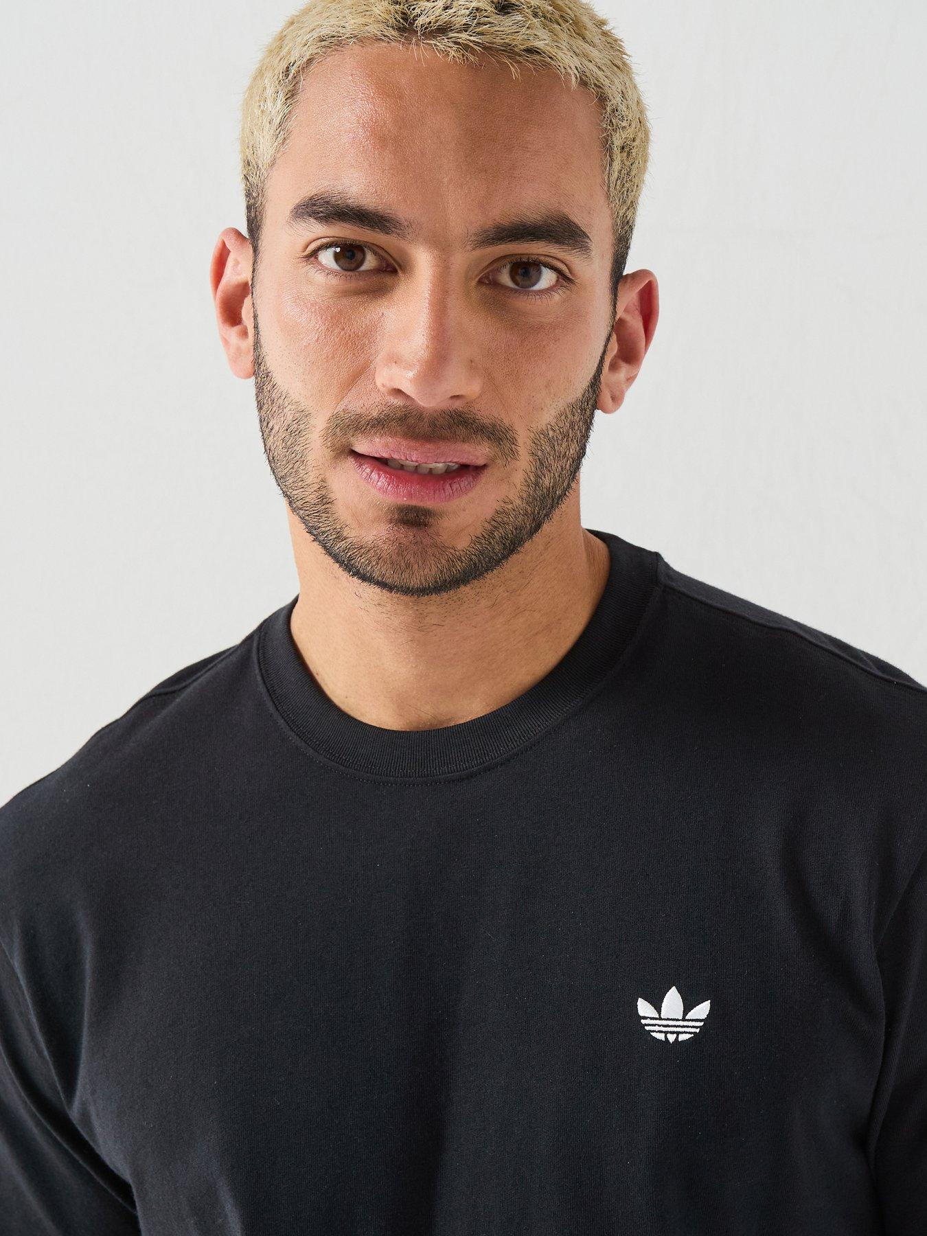 Image 4 of 6 of adidas Originals Mens Essentials Regular Tee - Black