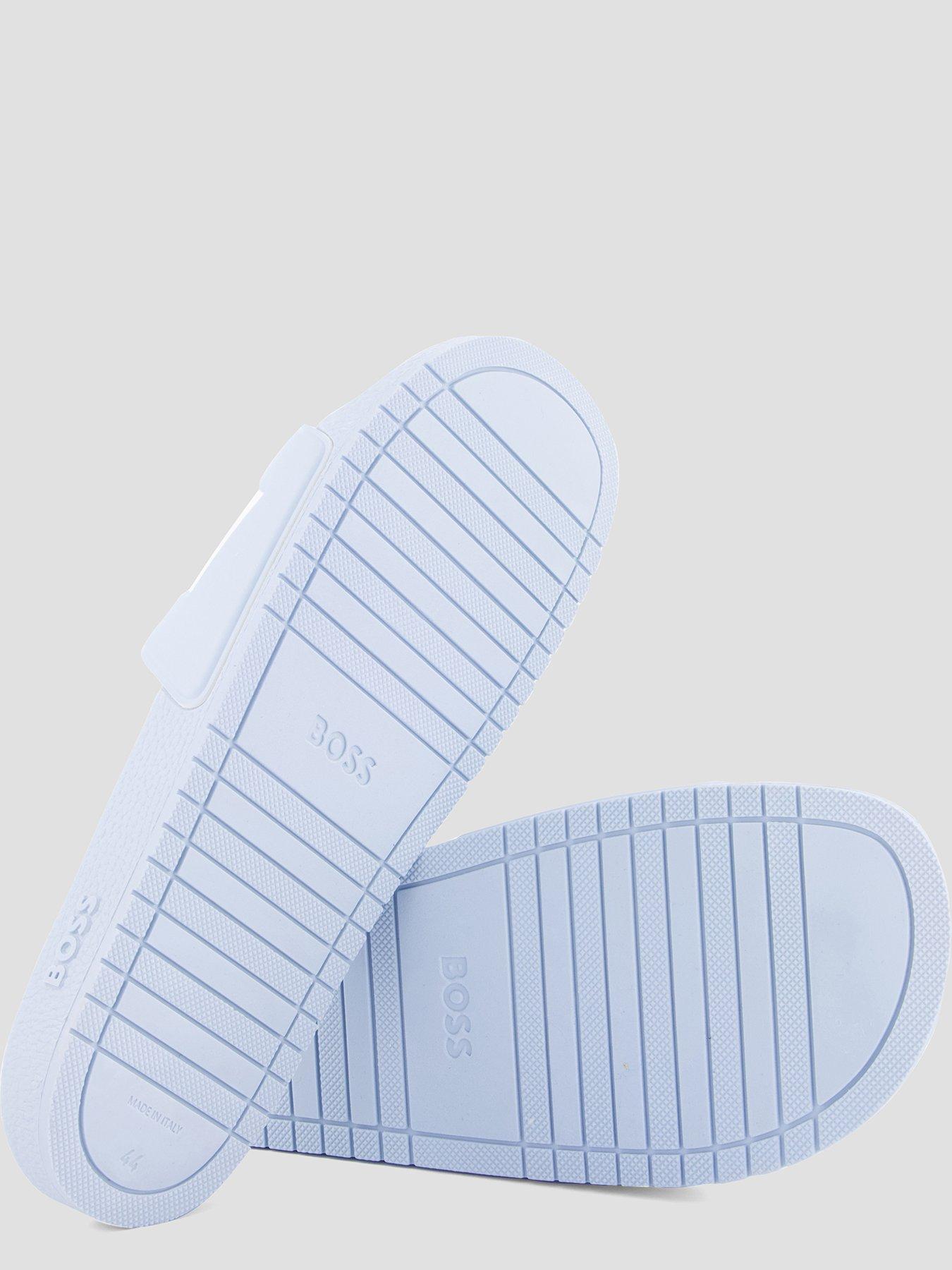 Image 4 of 7 of BOSS Aryeh Contrast Logo Slide - Light Blue
