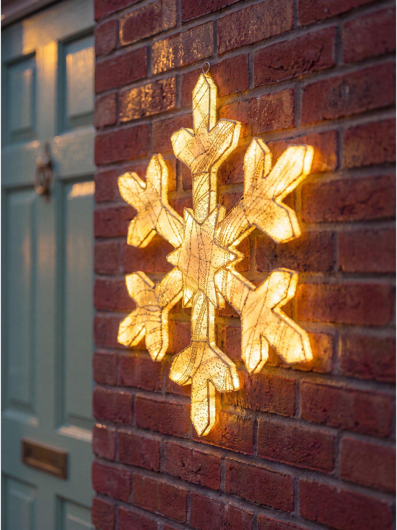 Three Kings Aura Snowflake Outdoor Christmas Light - 60 cm