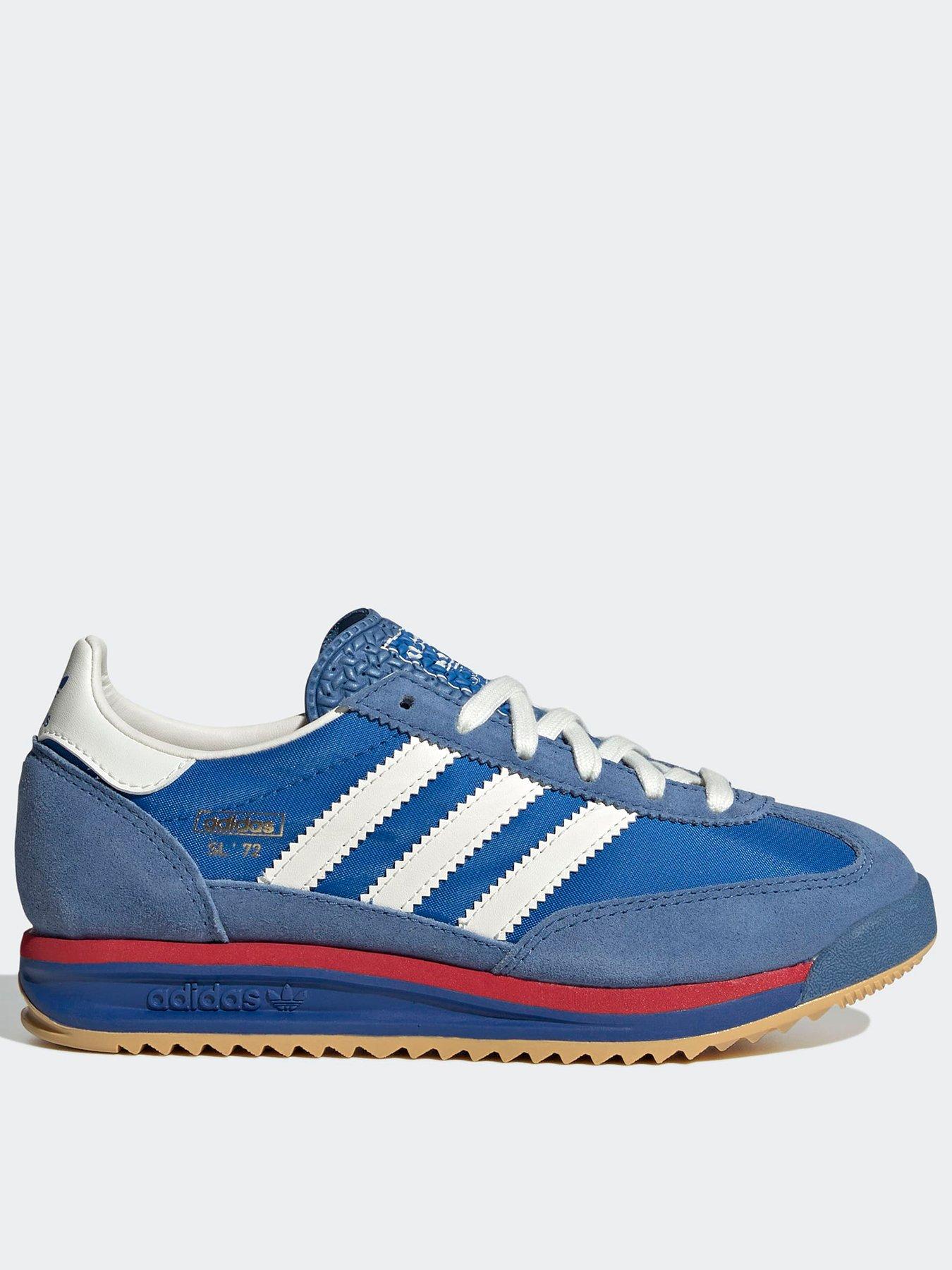 adidas Originals Junior SL 72 RS Elastic Lace Trainers - Blue