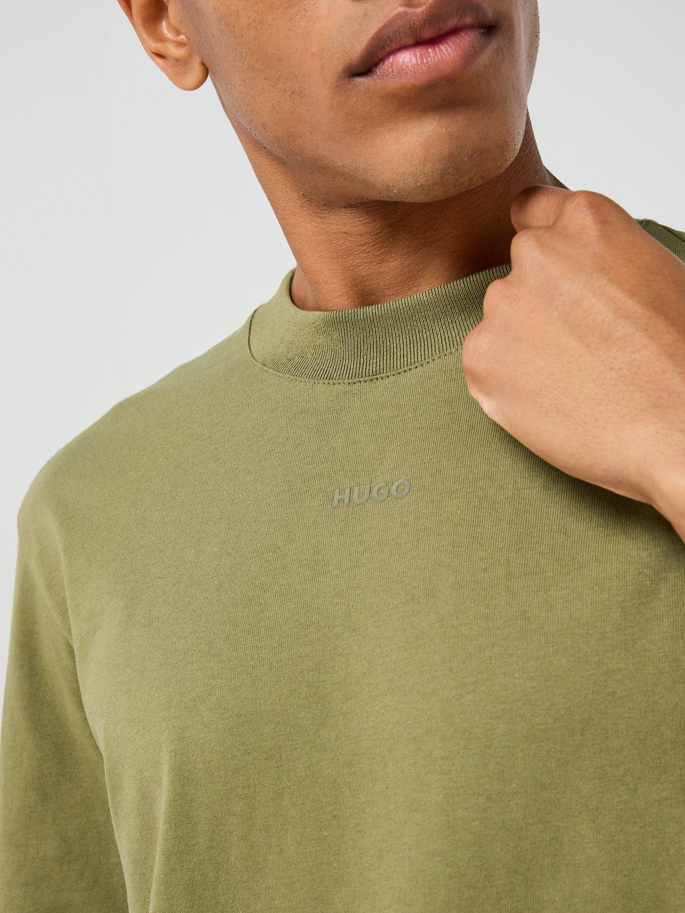 Image 5 of 5 of HUGO Dapolino Centre Logo Relaxed Fit T-Shirt - Green