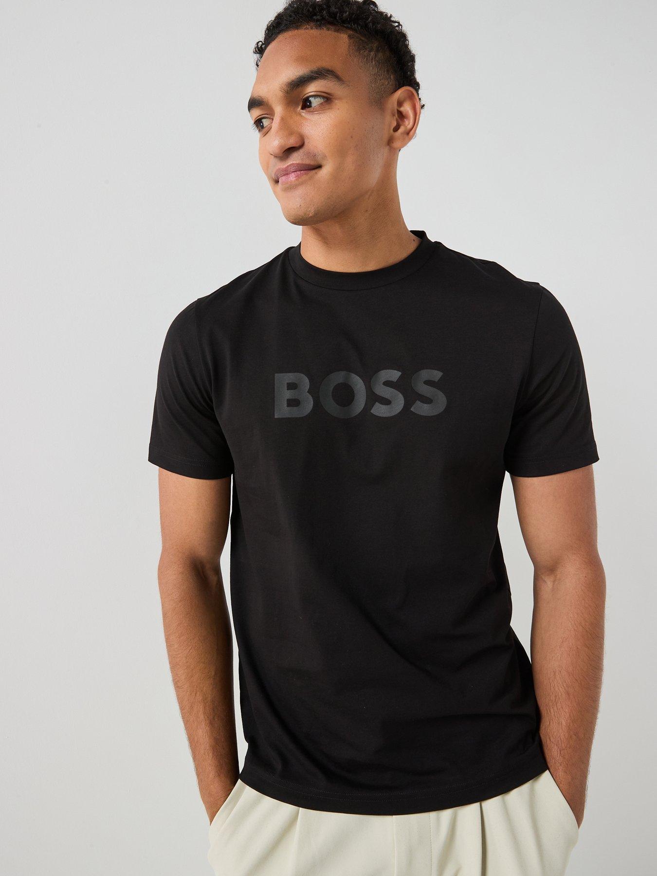 BOSS Large Logo T-Shirt - Black