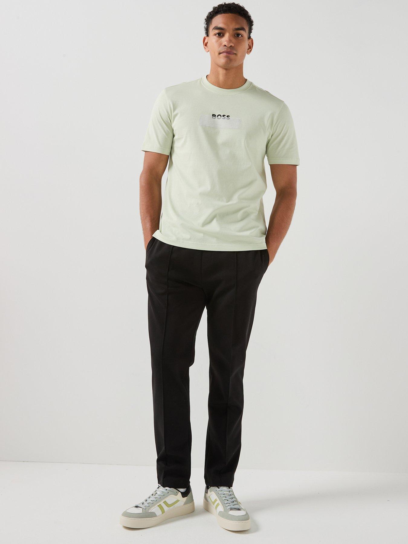 Image 3 of 5 of BOSS Te_Logotape T-Shirt - Light Green