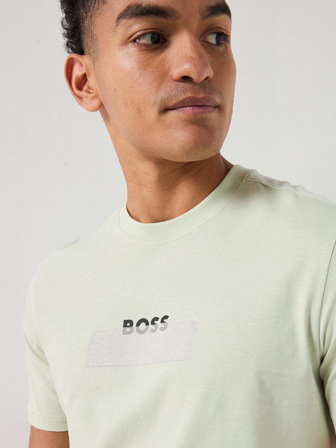 Image 5 of 5 of BOSS Te_Logotape T-Shirt - Light Green