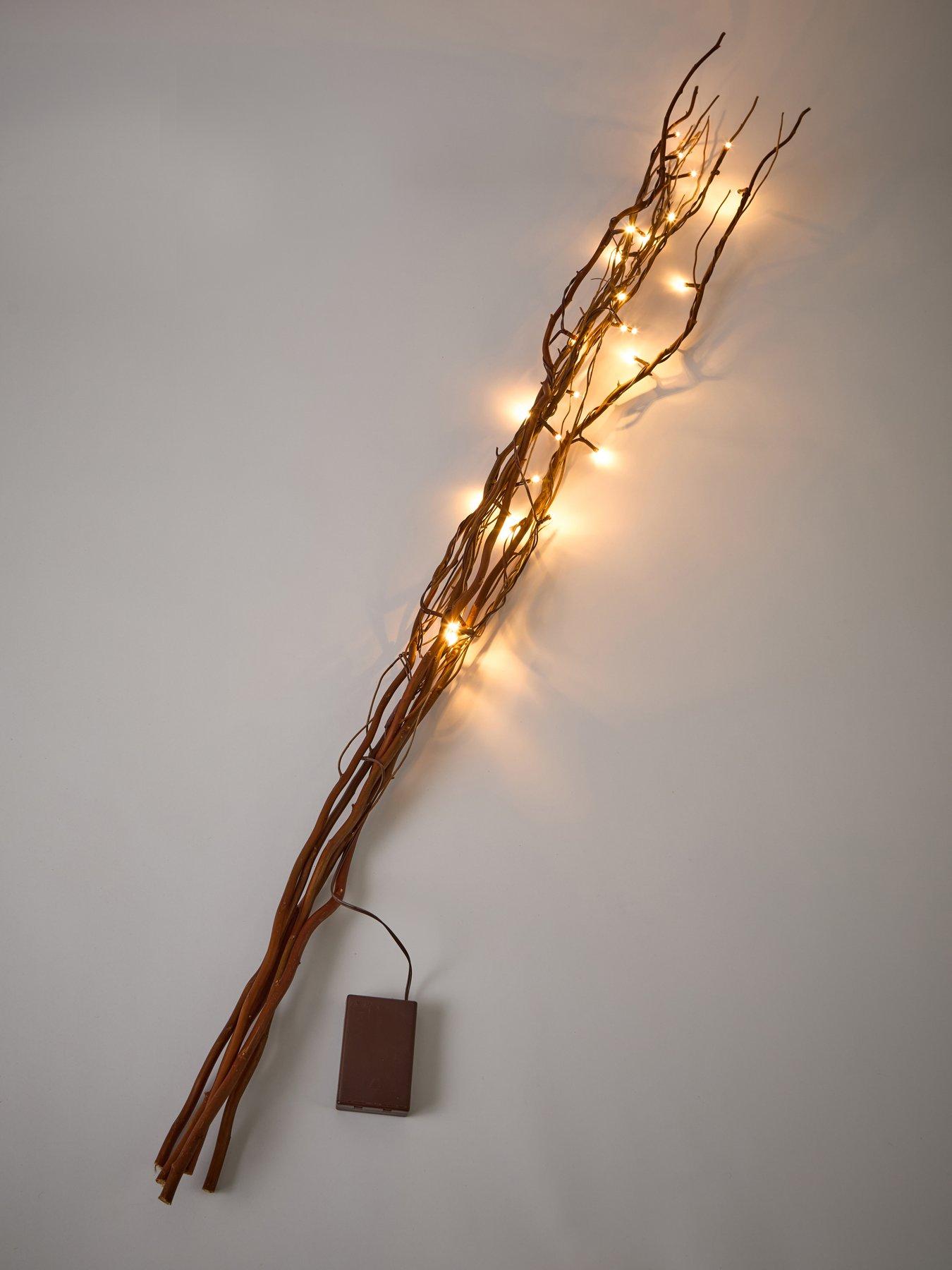Image 3 of 4 of Smart Autumn Lit Willow Autumn Decoration - 1.2m