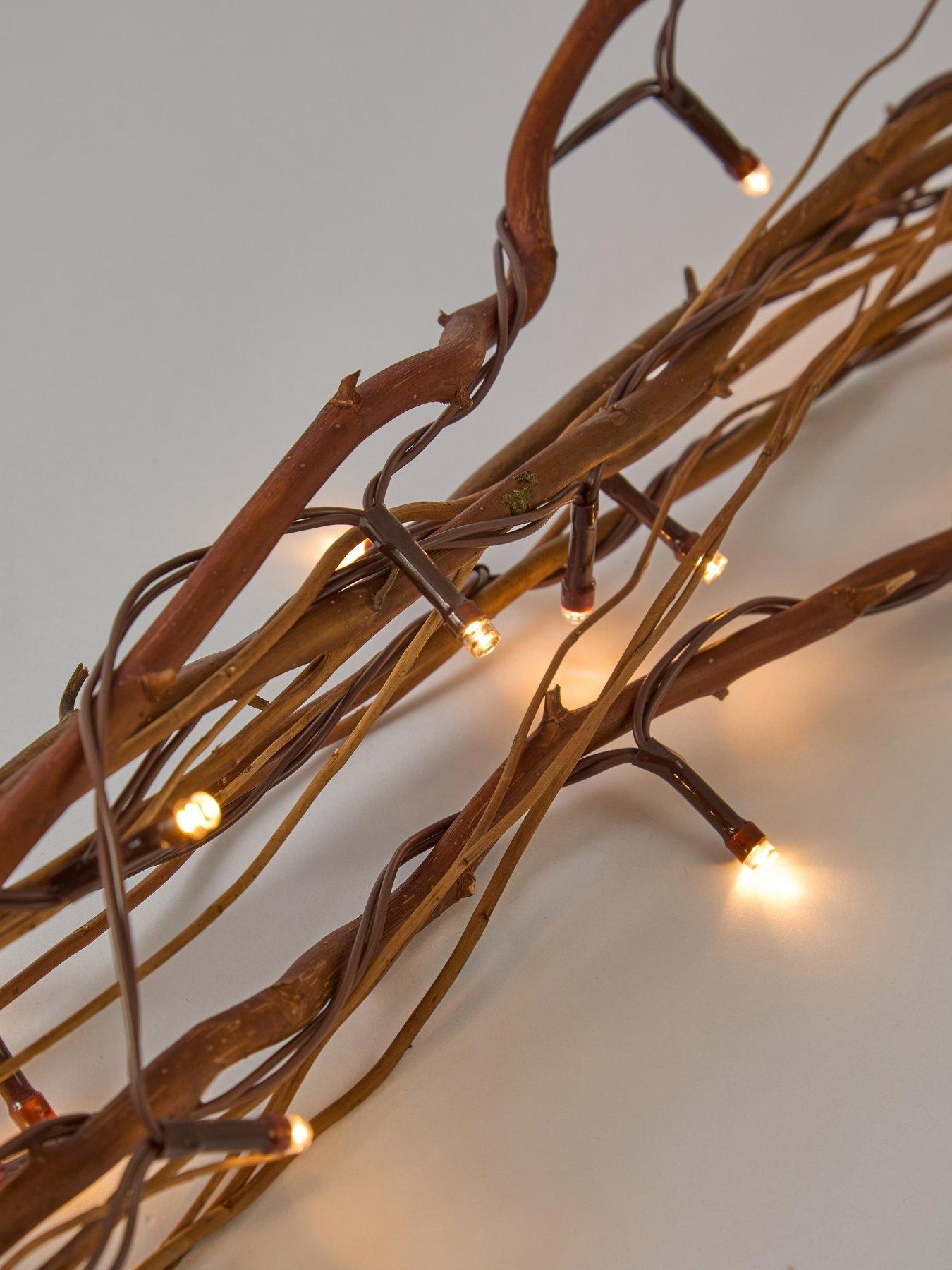 Image 4 of 4 of Smart Autumn Lit Willow Autumn Decoration - 1.2m
