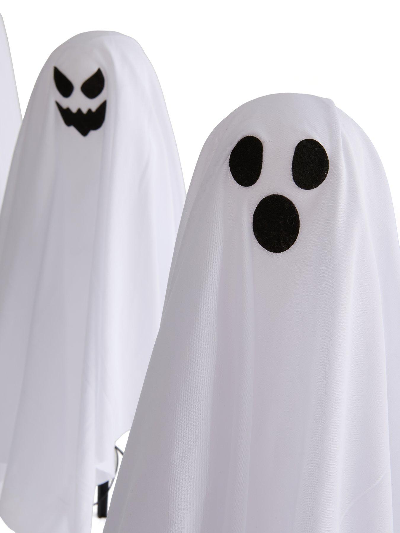 Image 6 of 7 of Smart Halloween 3 Ghost Stake Light Outdoor Halloween Decorations
