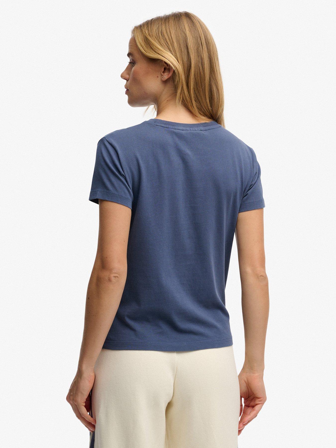 superdry-essential-logo-fitted-t-shirt-navystillFront
