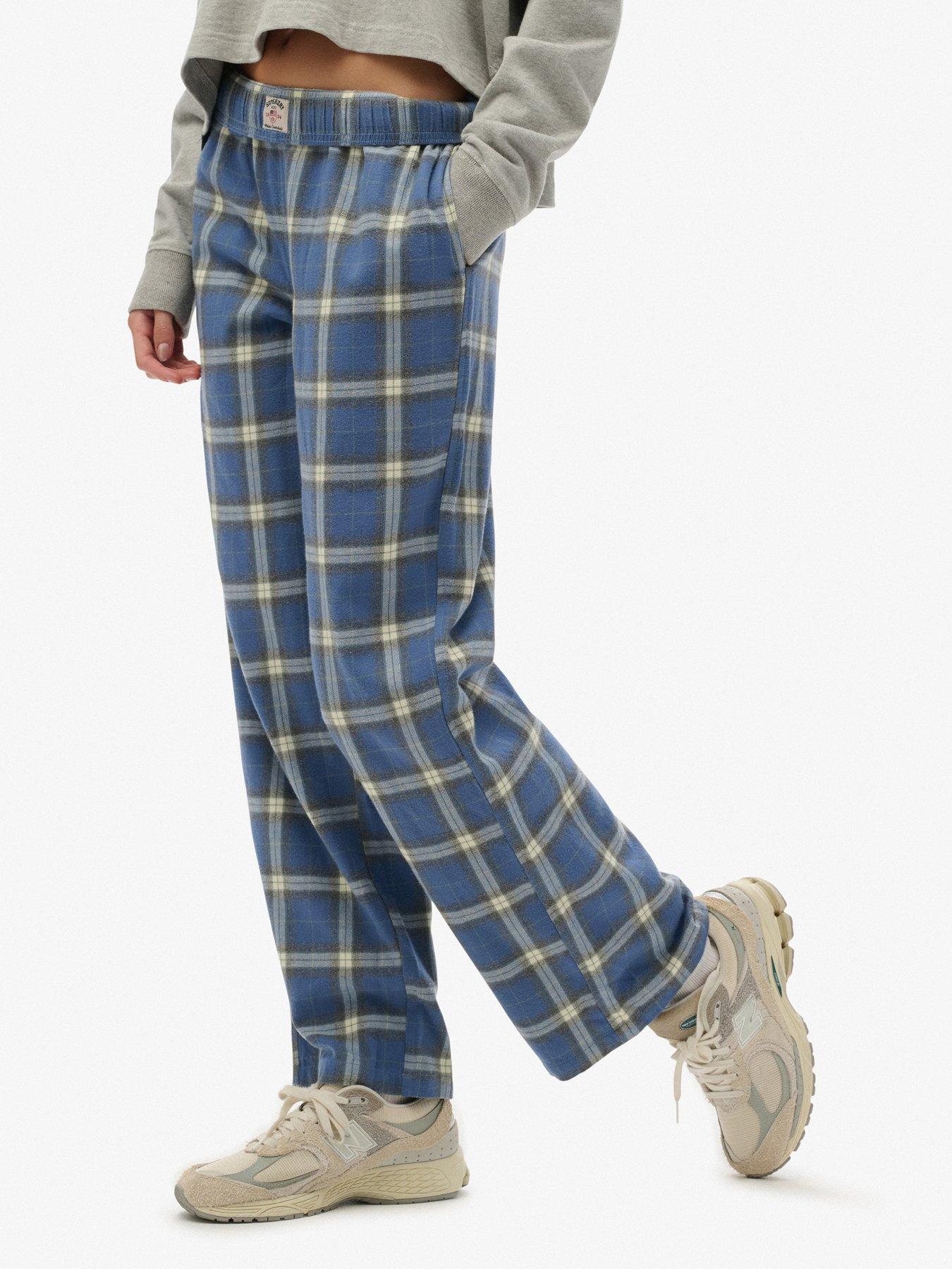superdry-cotton-check-elastic-trouserfront