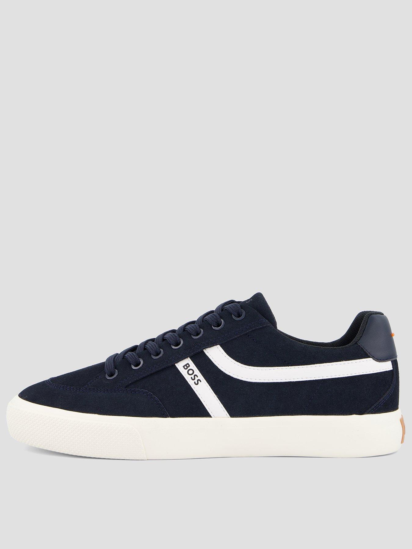 BOSS Boss Orange Aiden Pipe Trim Tennis Trainers - Navy