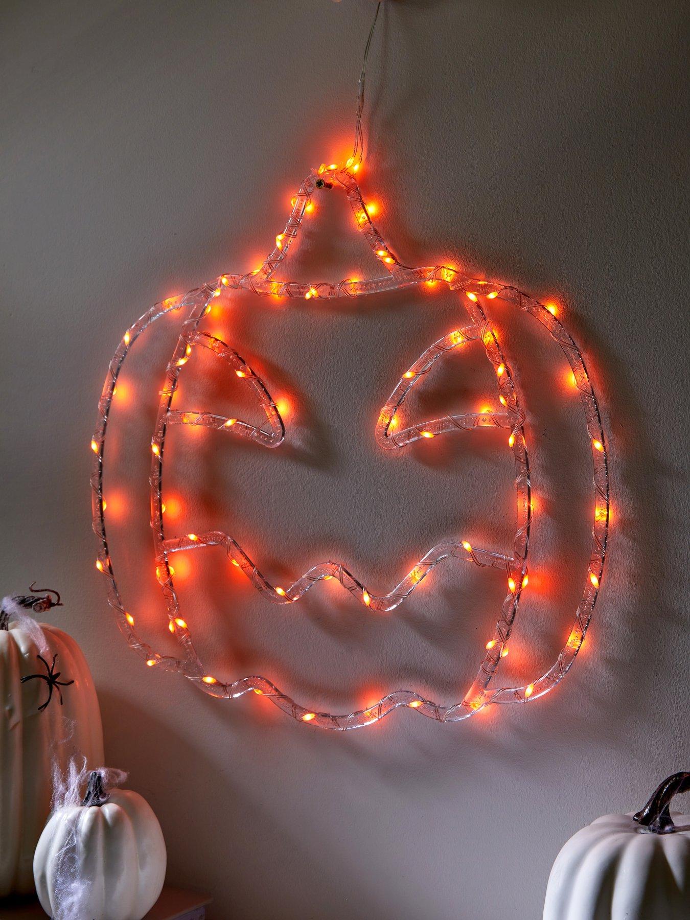 Smart Halloween In Lit Jack O Lantern Wall Light