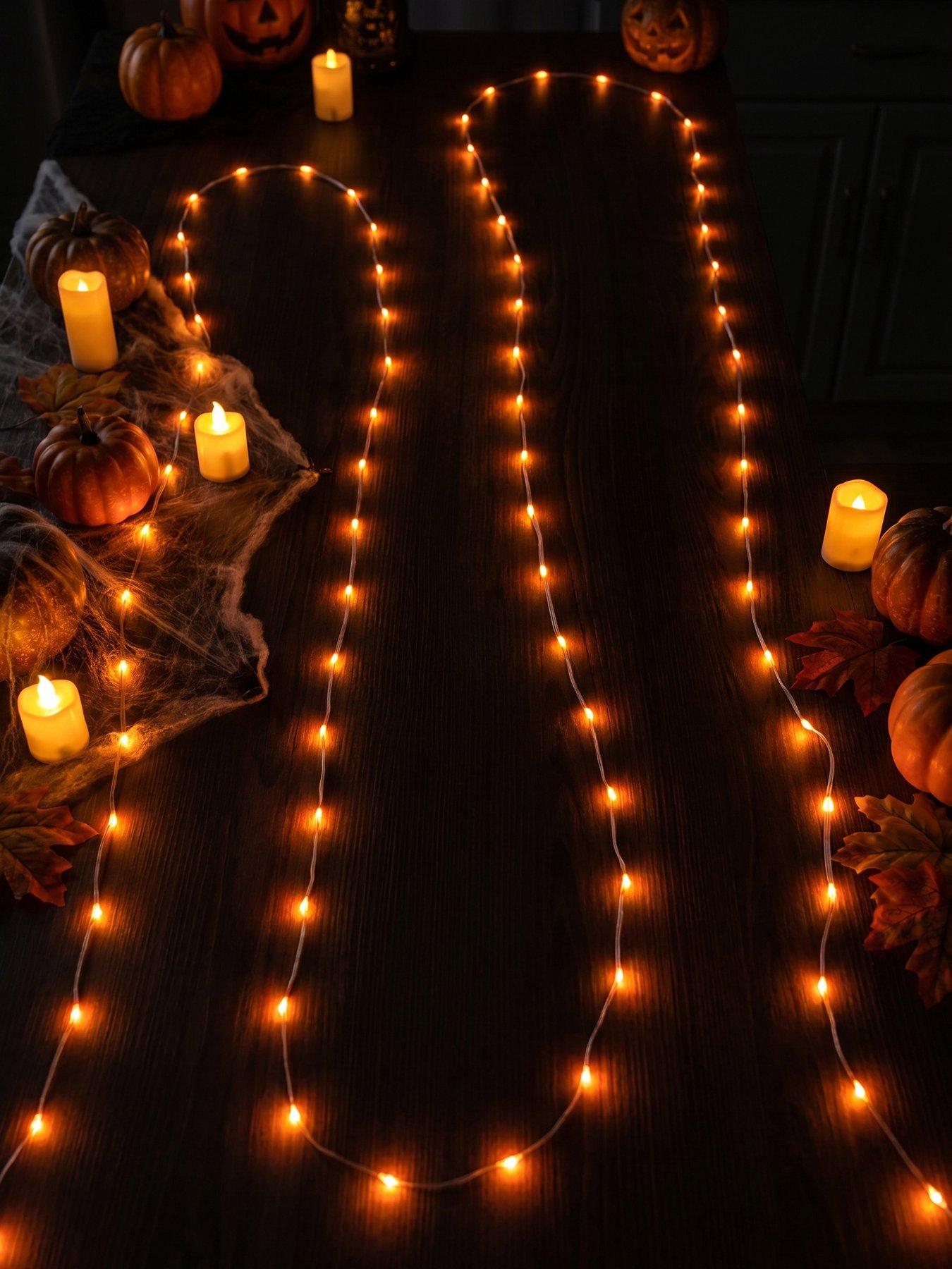 Smart Halloween Two Tone String Lights 500 - Orange/Purple