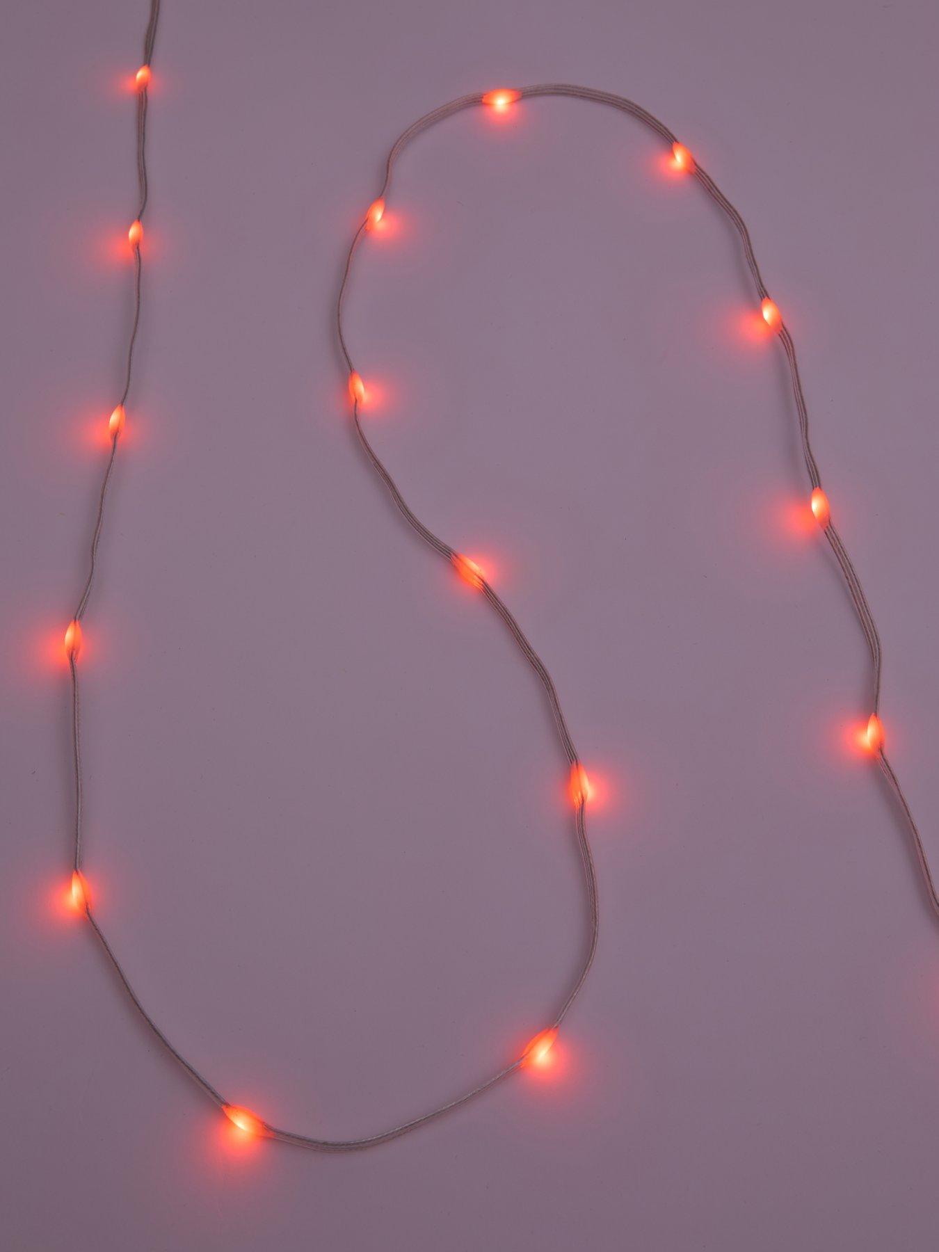 Image 3 of 7 of Smart Halloween Two Tone String Lights 500 - Orange/Purple