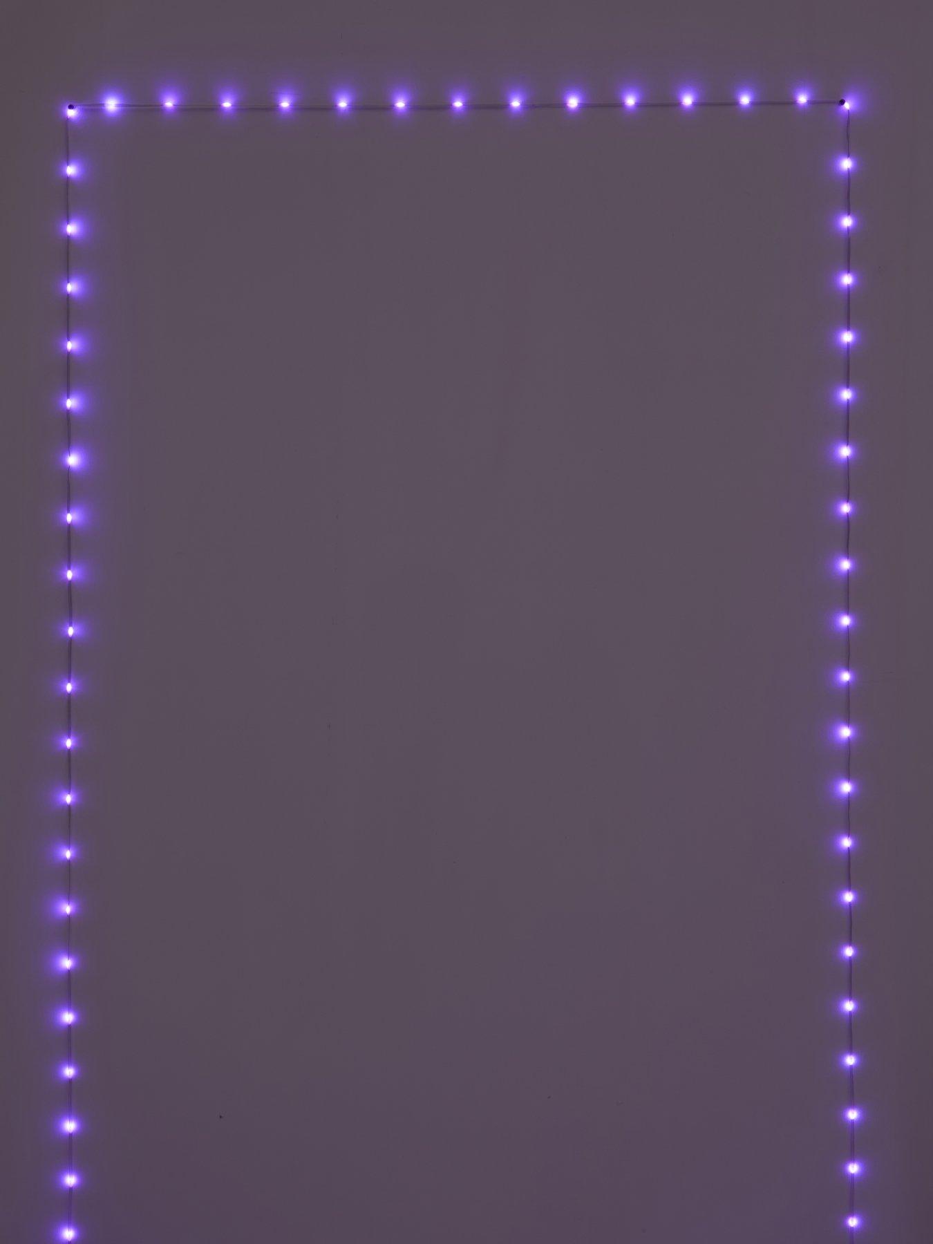Image 7 of 7 of Smart Halloween Two Tone String Lights 500 - Orange/Purple