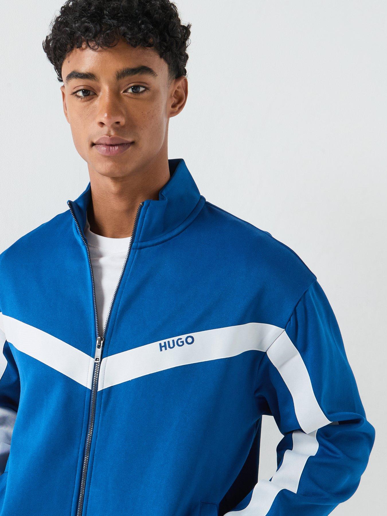 Image 6 of 6 of HUGO Darti Full Zip Sweat Top - Bright Blue