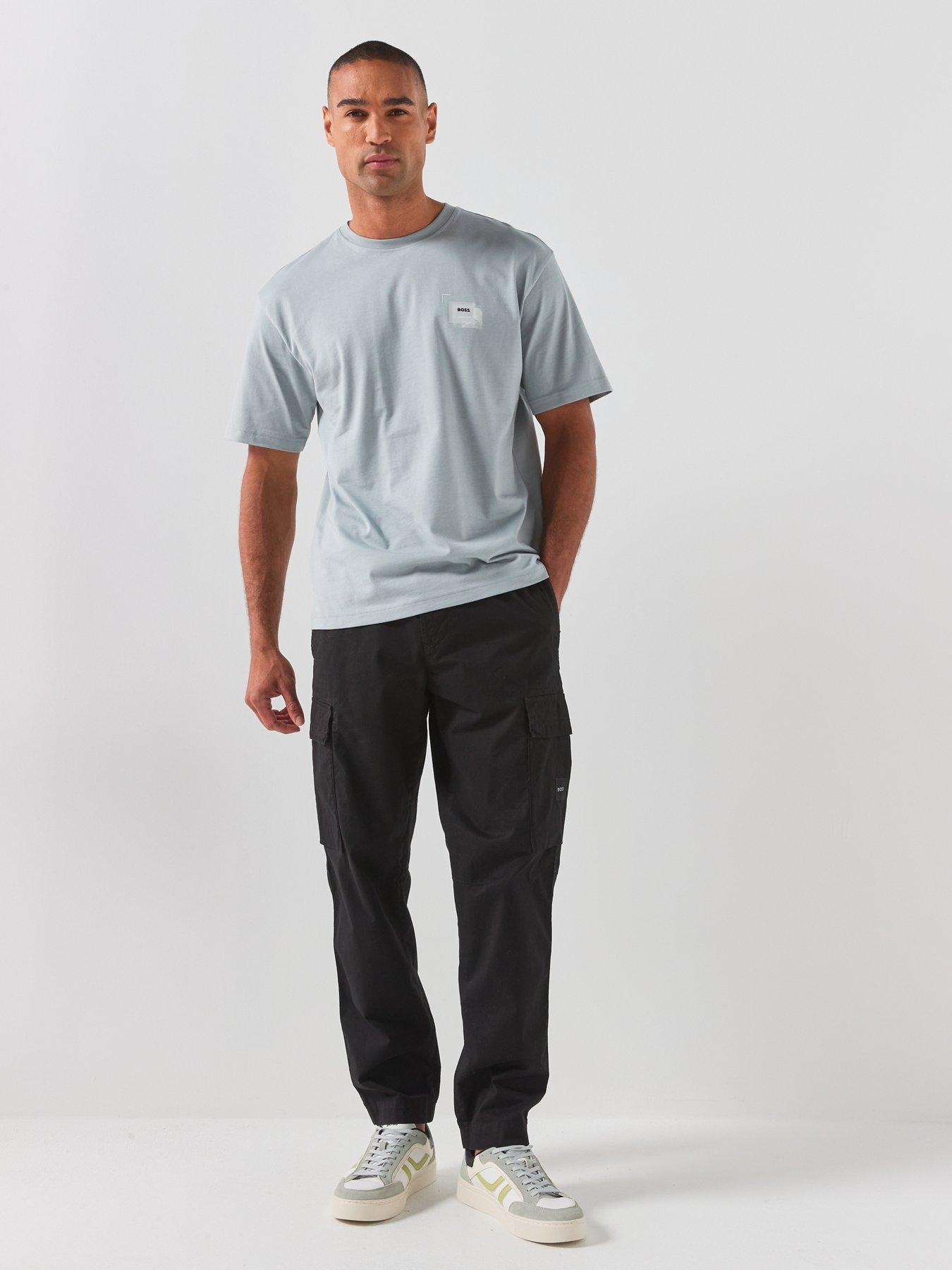 Image 3 of 6 of BOSS Back Graphic T-Shirt - Light Grey