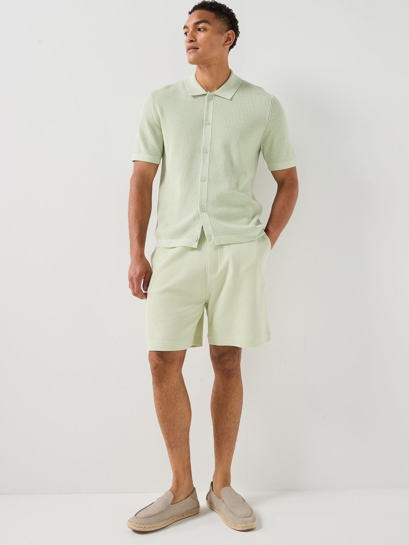 Image 3 of 6 of BOSS Relaxed Jumpers - Light Green