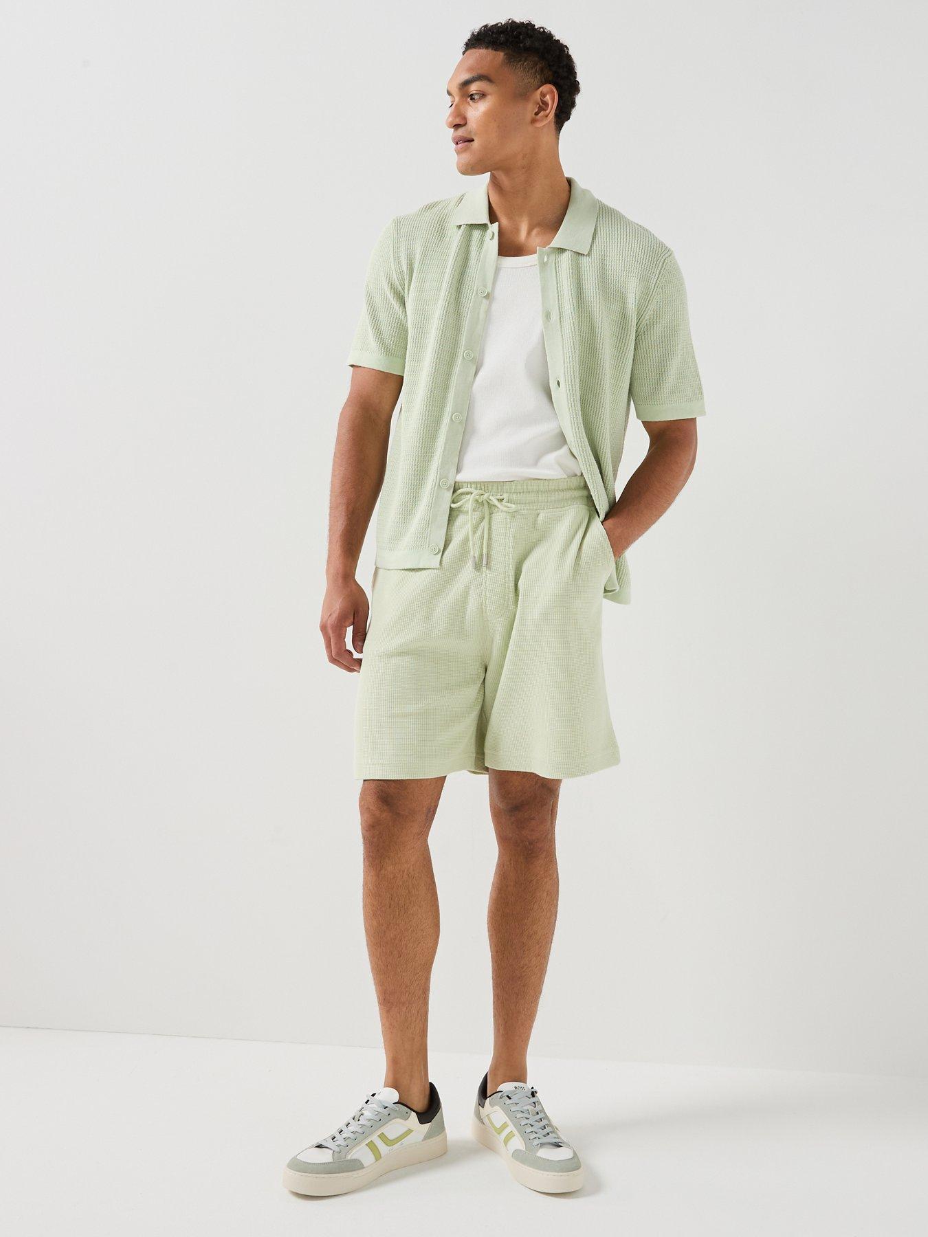 Image 5 of 6 of BOSS Relaxed Jumpers - Light Green