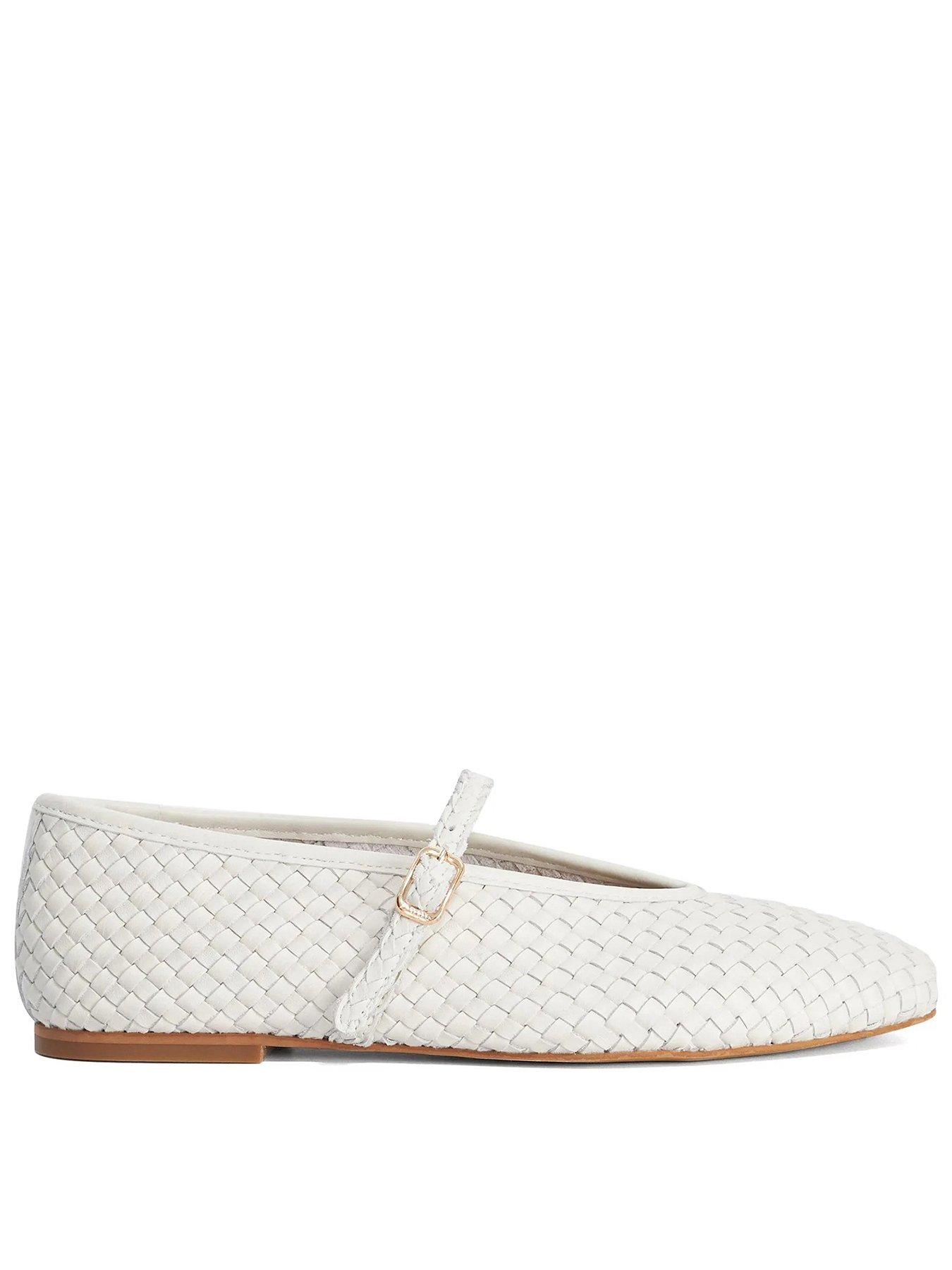 Dune London Headliner Ladies Wide Fit - Cream