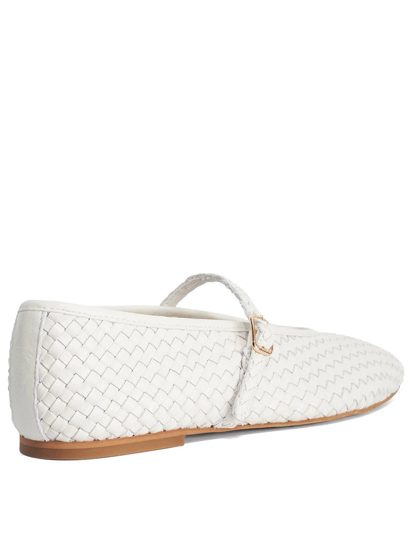 Image 2 of 4 of Dune London Headliner Ladies Wide Fit - Cream