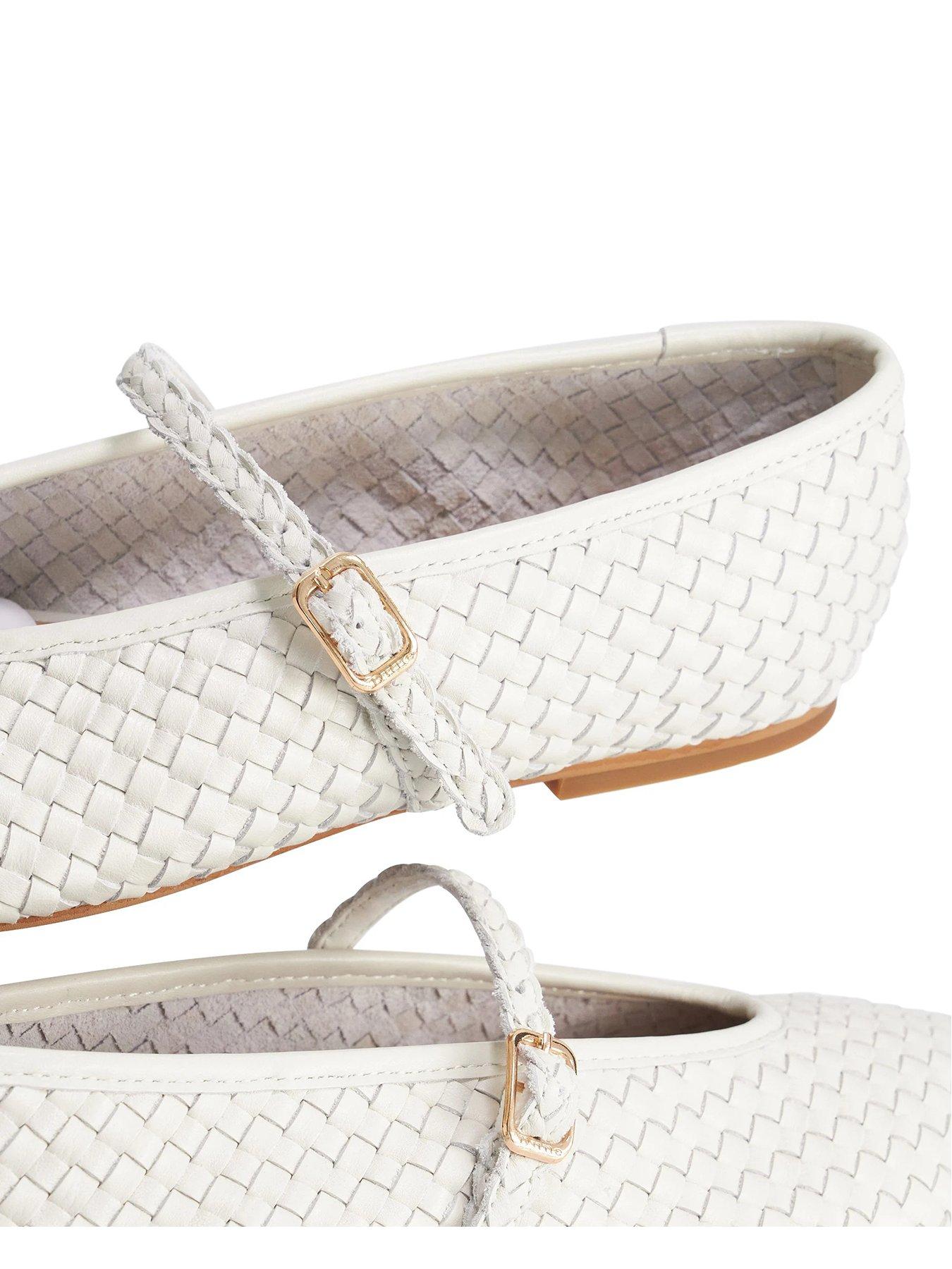 Image 3 of 4 of Dune London Headliner Ladies Wide Fit - Cream