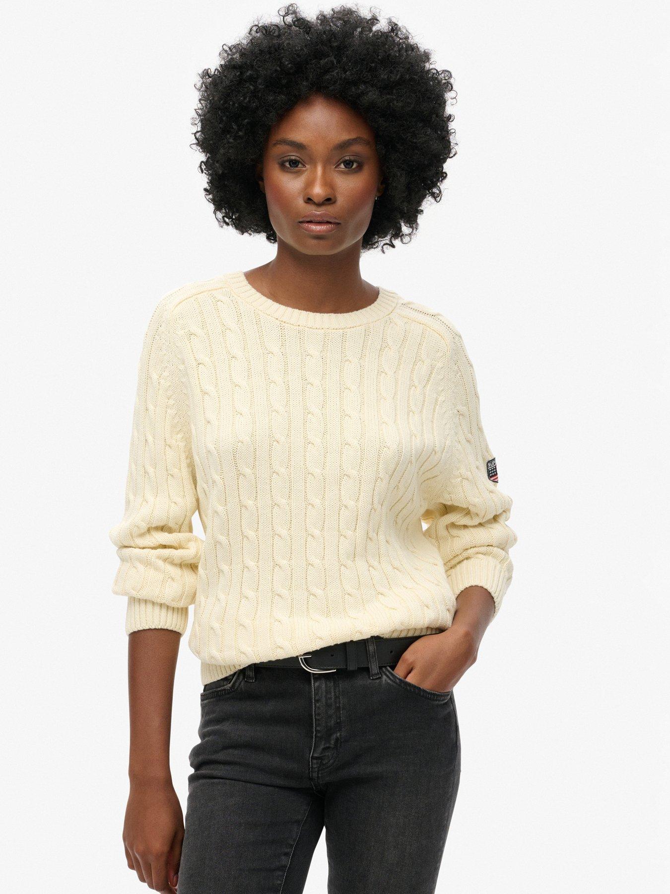 superdry-slouchy-cable-knit-jumper-whitefront